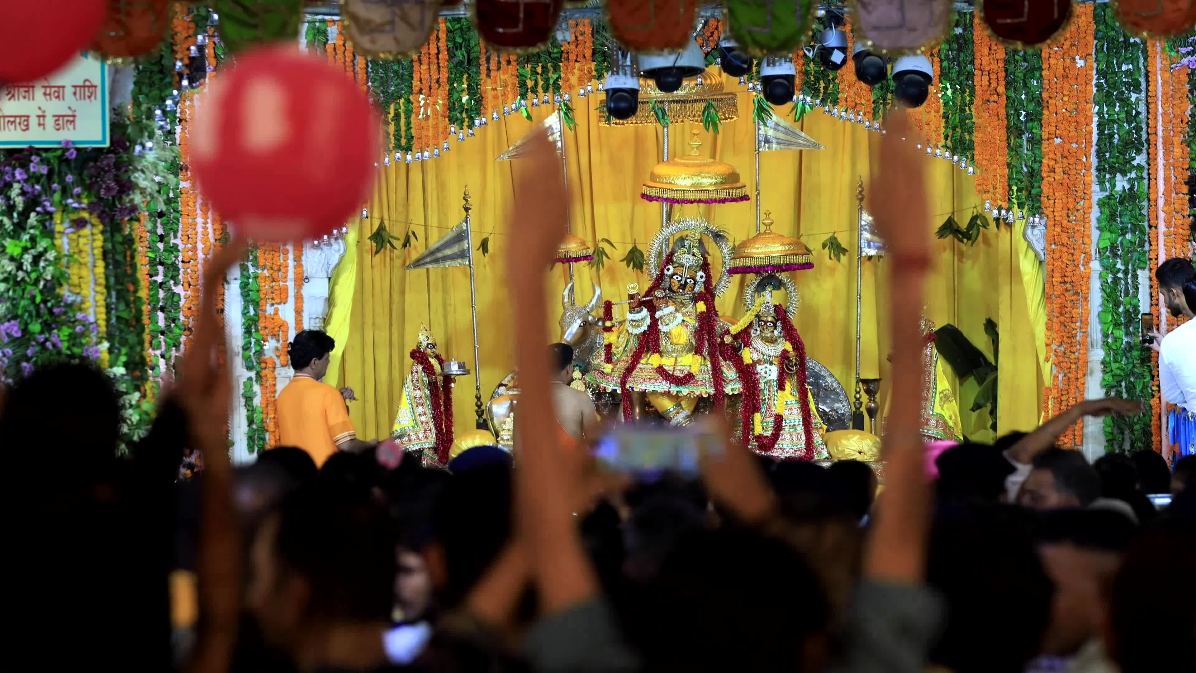 Krishna Janmashtami Celebration At Govind Dev Ji Temple in Jaipur