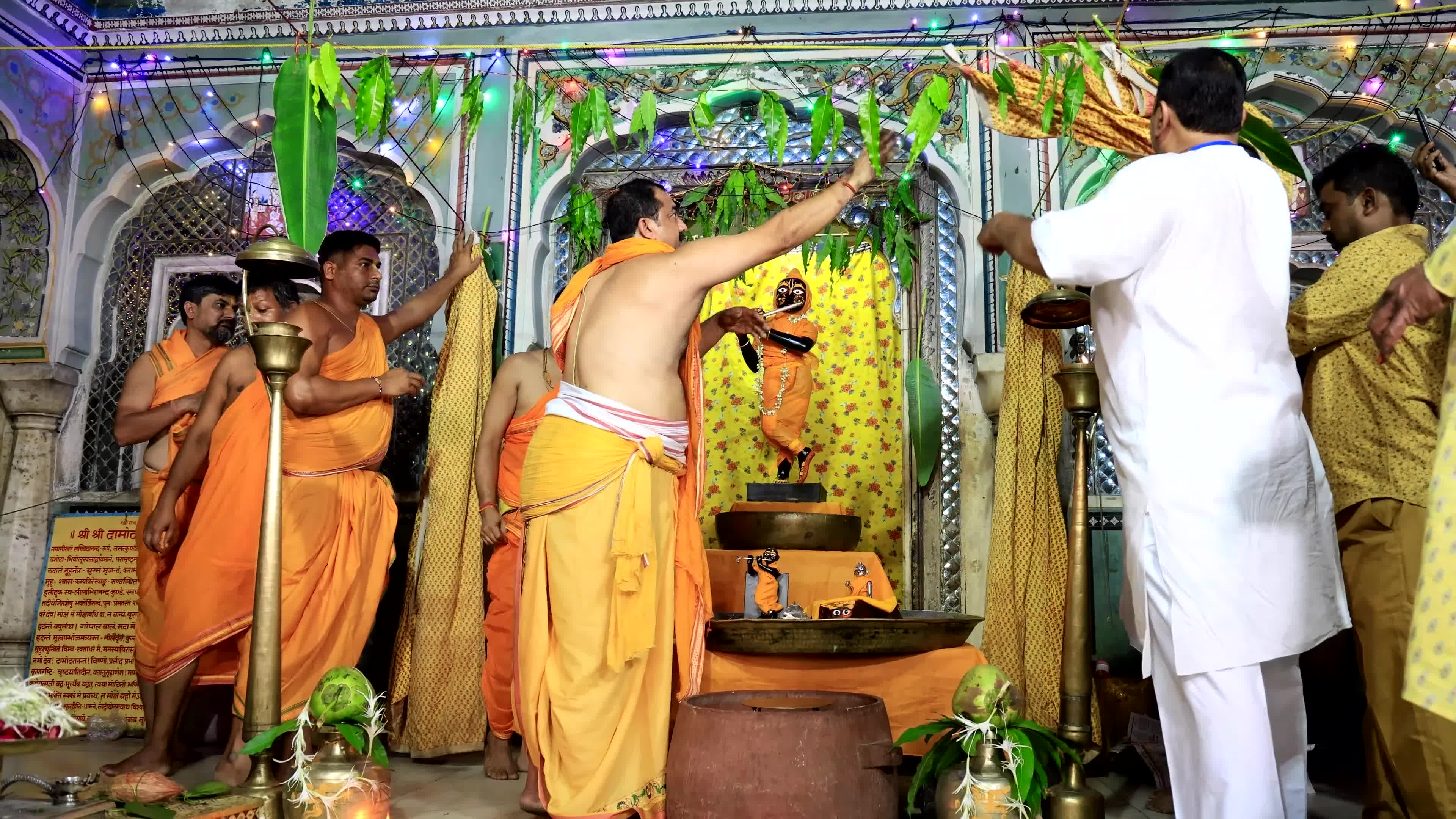 Krishna Janmashtami Celebration At Radha Damodar Ji Temple in Jaipur