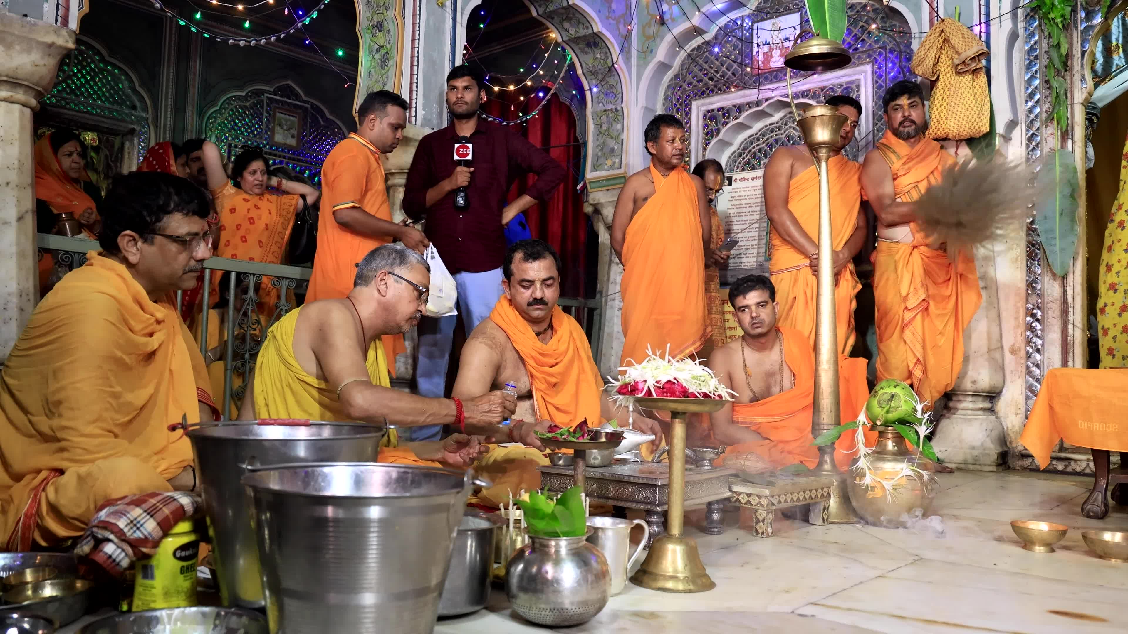 Krishna Janmashtami Celebration At Radha Damodar Ji Temple in Jaipur