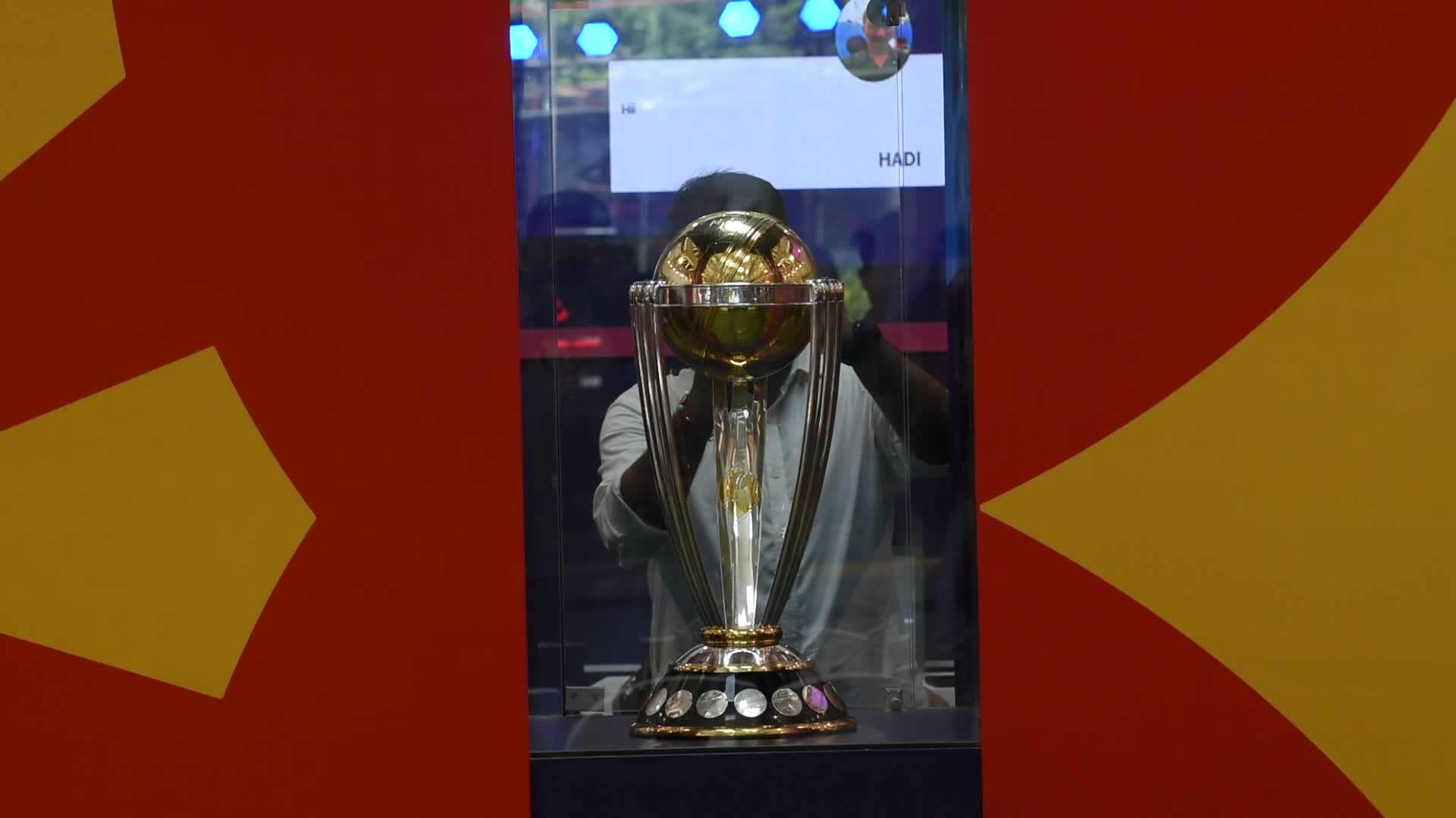 ICC men's world cup trophy tour in Kolkata.