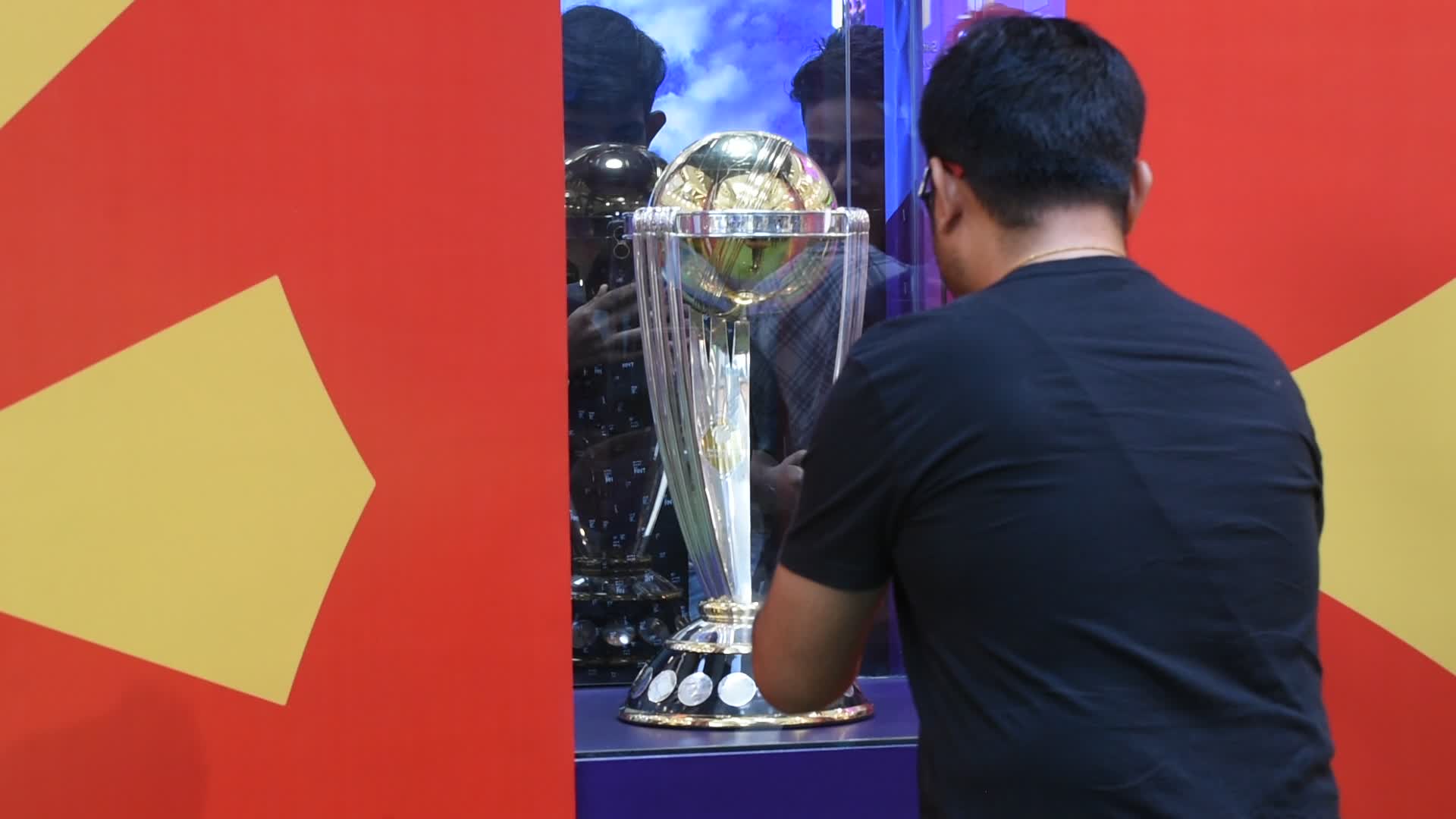 ICC men's world cup trophy tour in Kolkata.