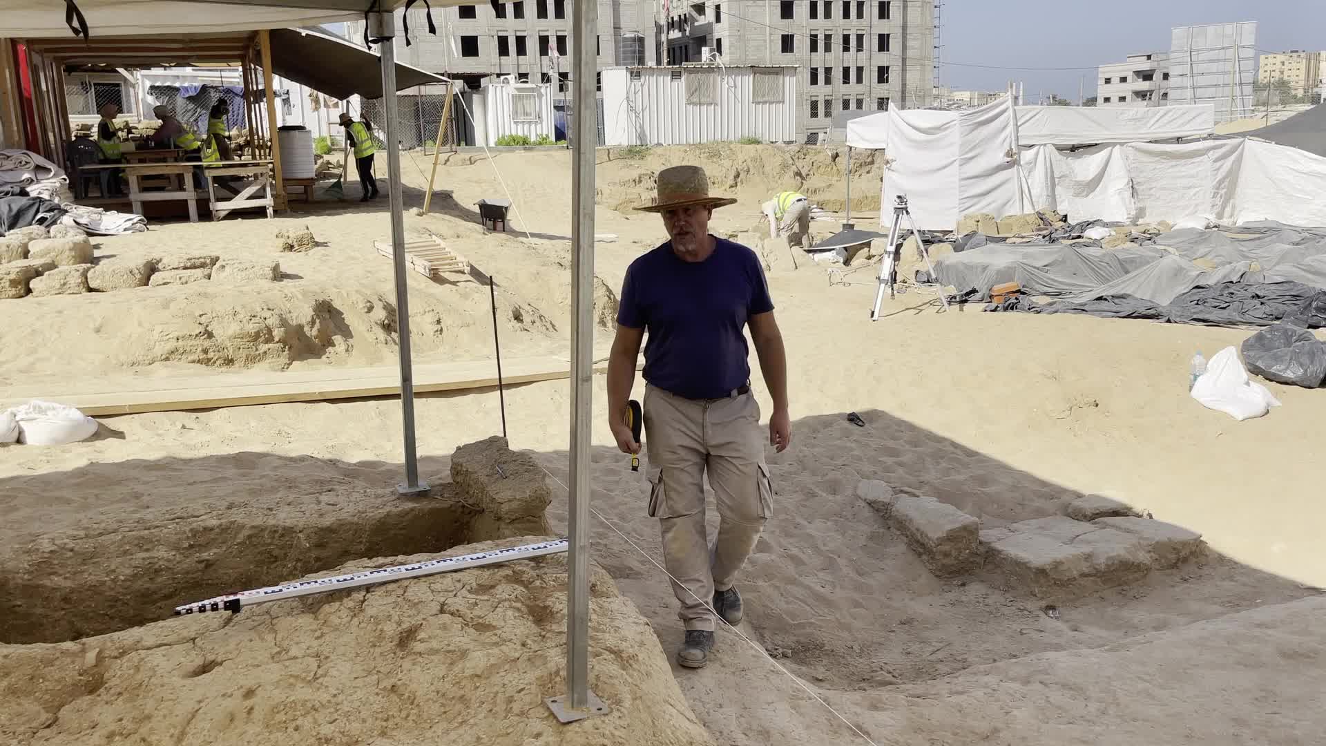 Roman Cemetery Discovered In Gaza, Palestine