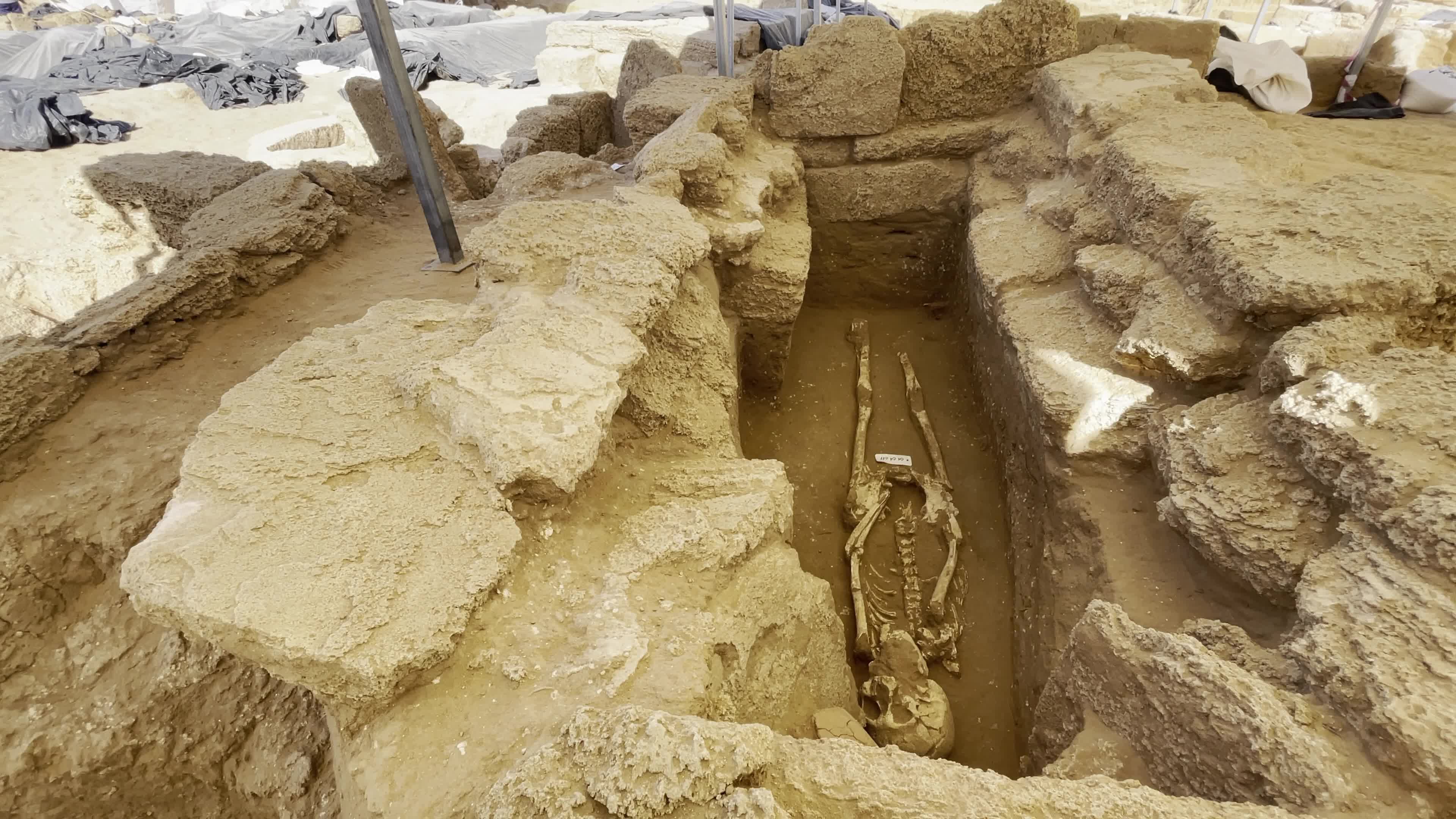 Roman Cemetery Discovered In Gaza, Palestine