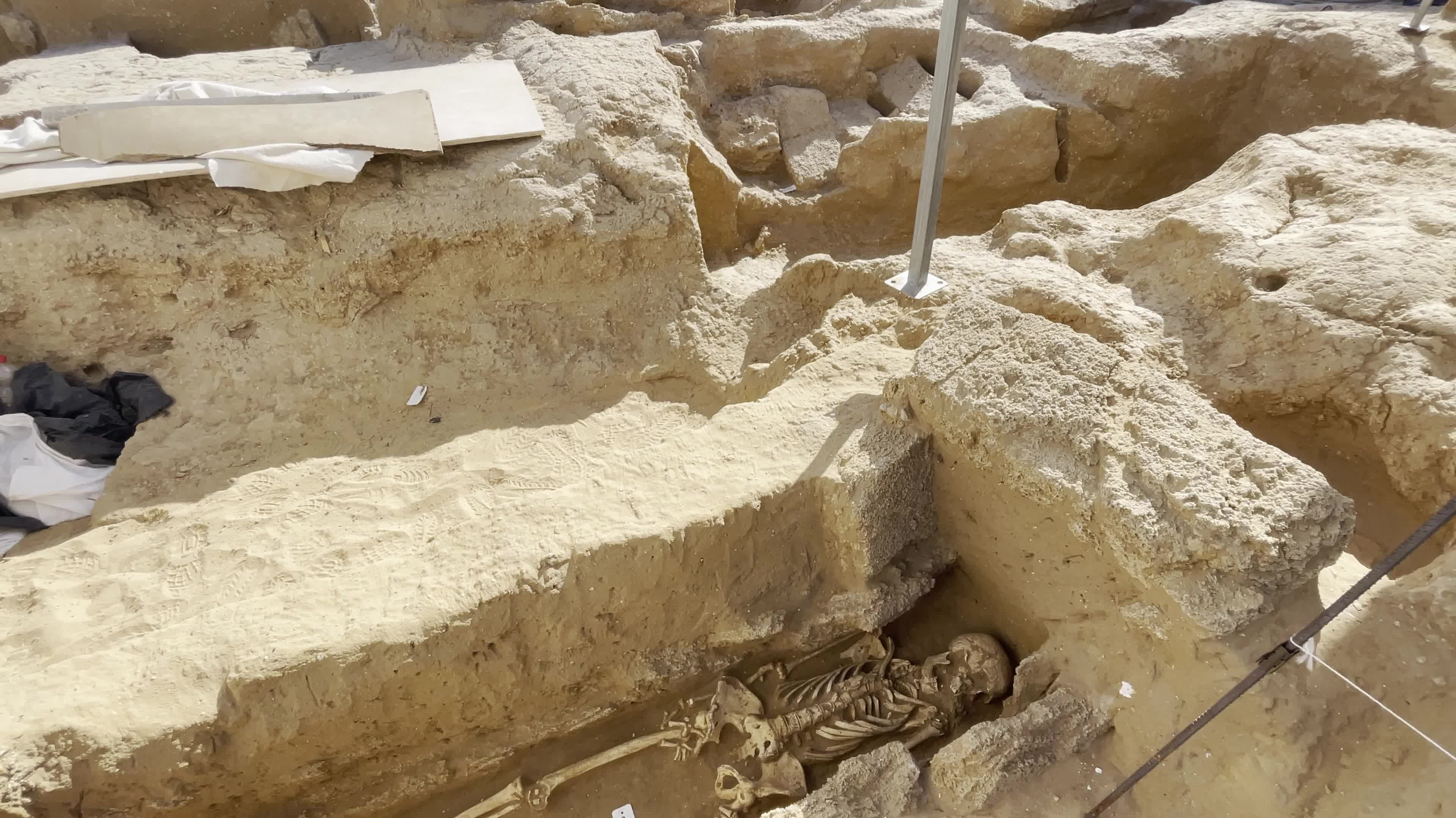 Roman Cemetery Discovered In Gaza, Palestine
