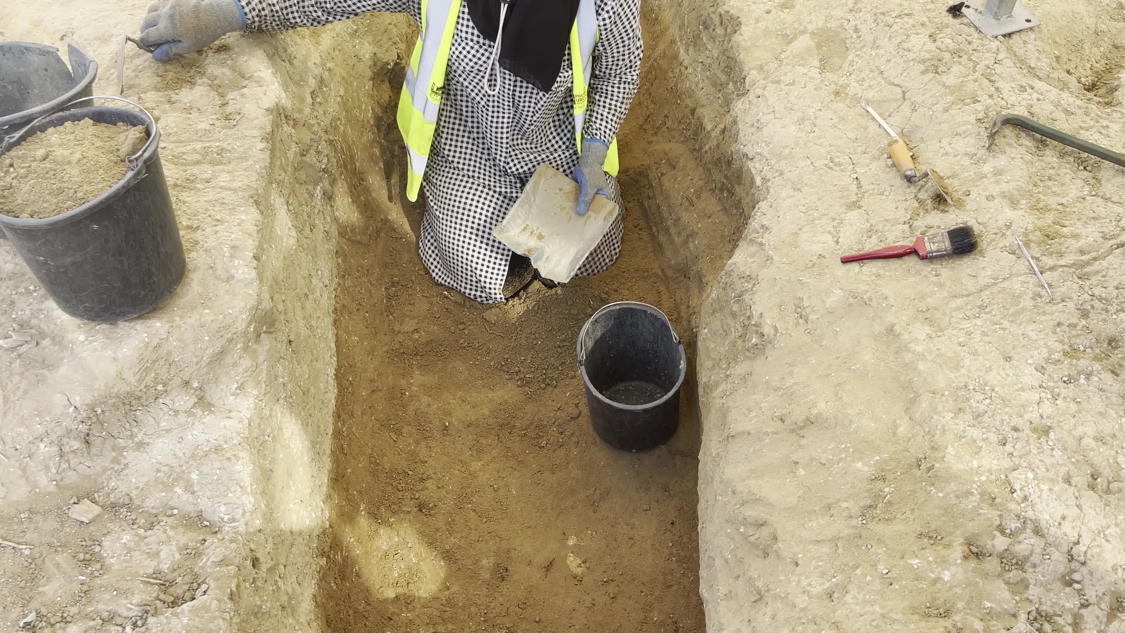 Roman Cemetery Discovered In Gaza, Palestine