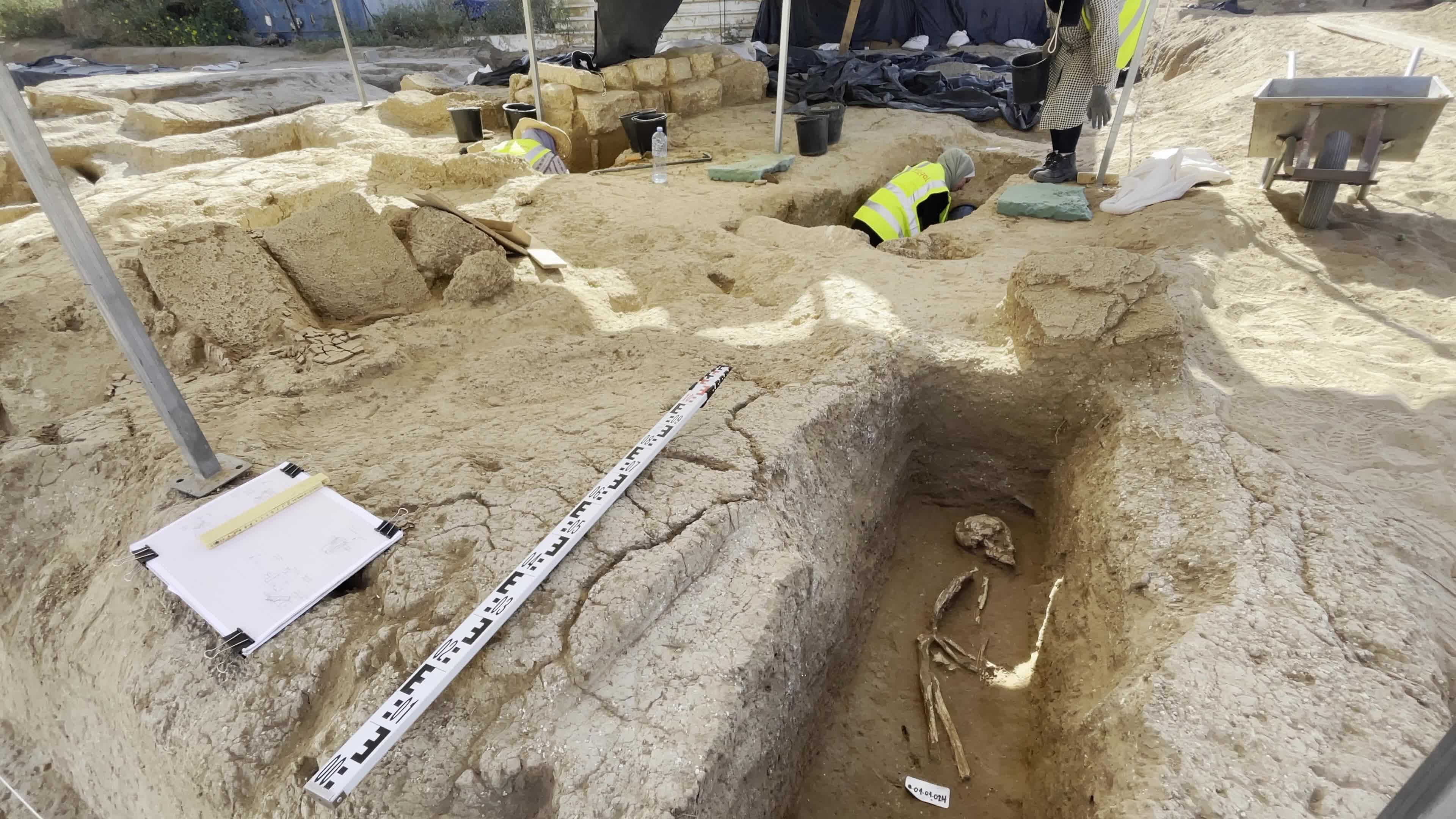 Roman Cemetery Discovered In Gaza, Palestine