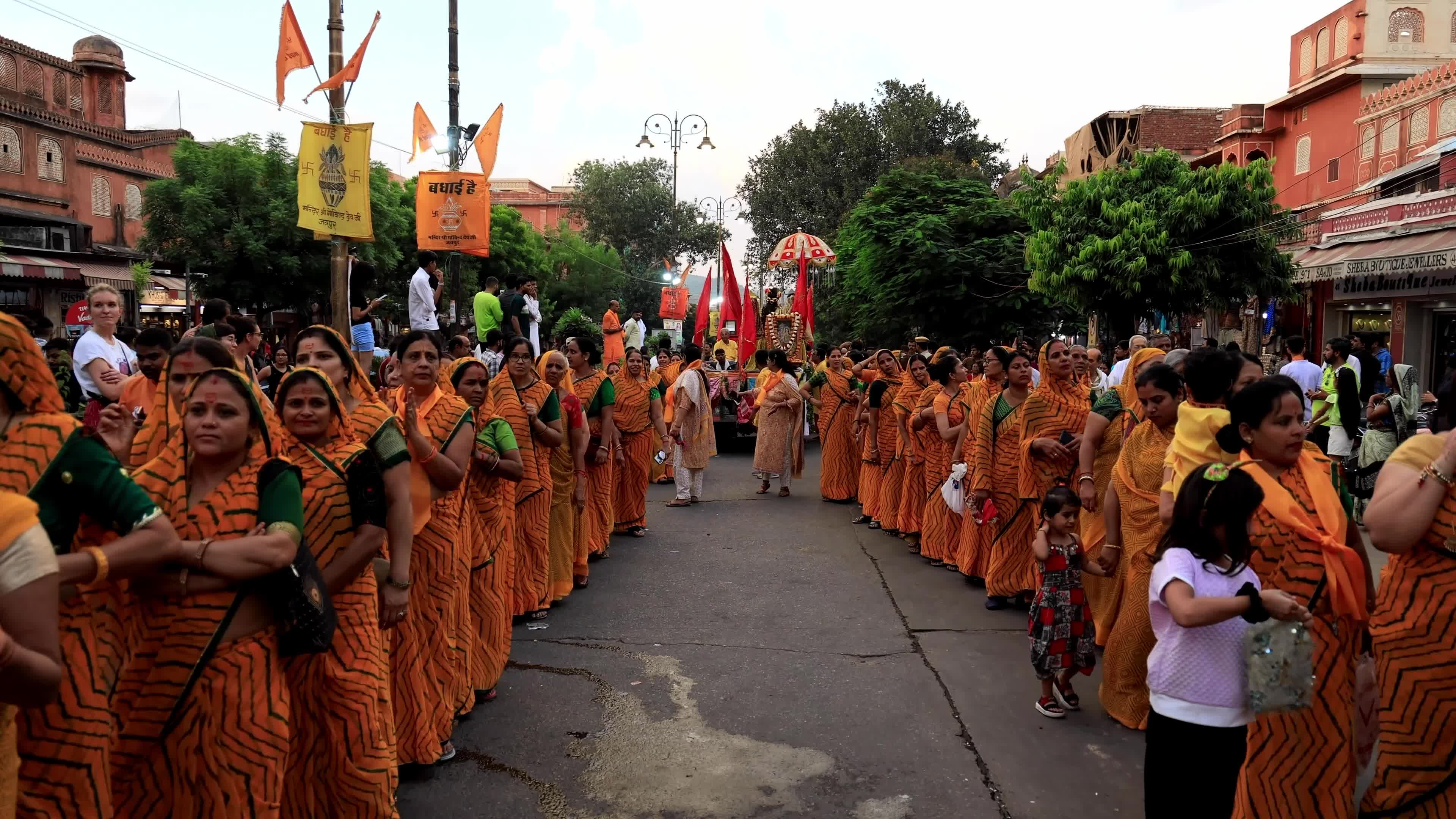 Krishna Janmashtami Procession in Jaipur