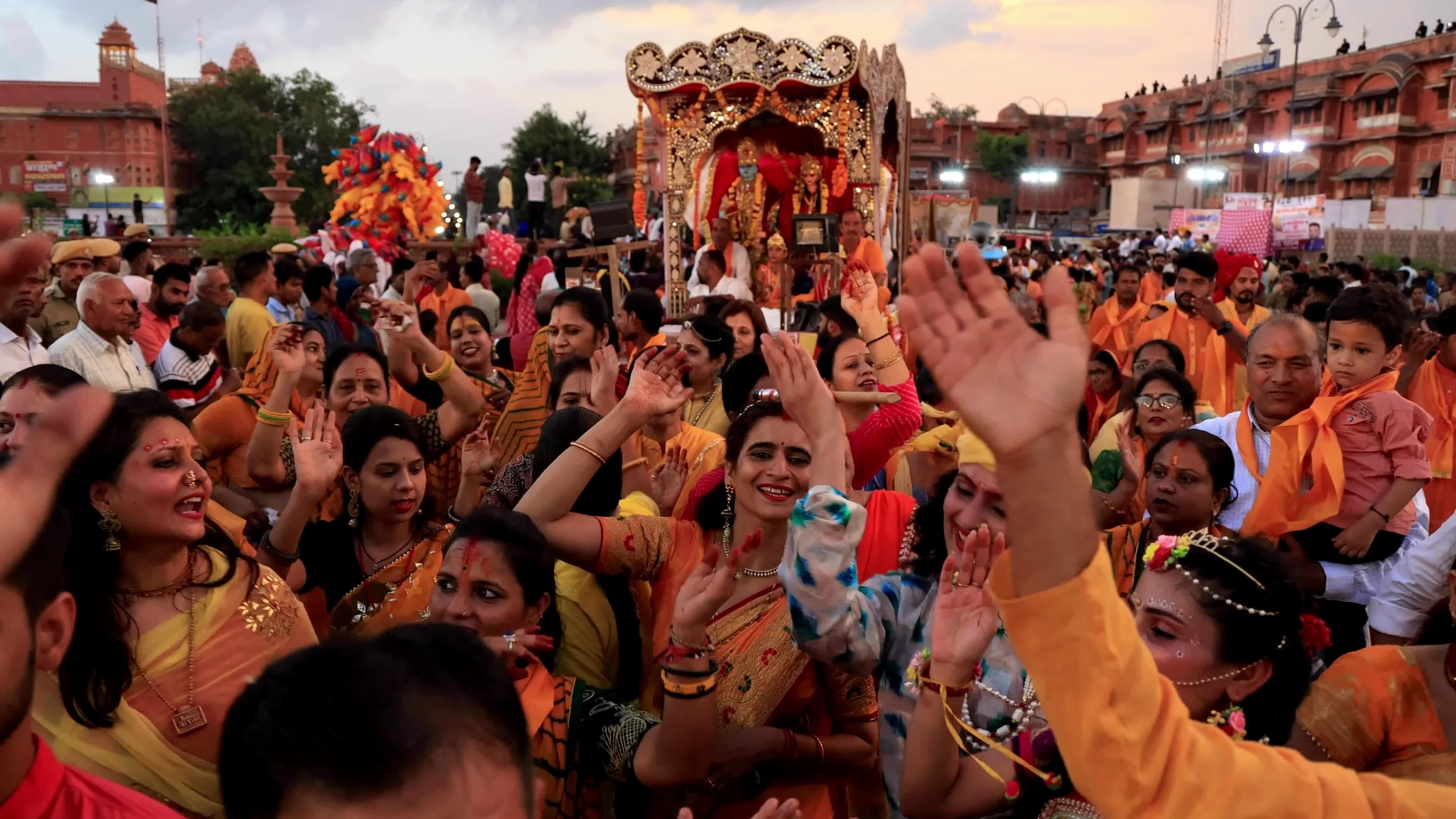 Krishna Janmashtami Procession in Jaipur