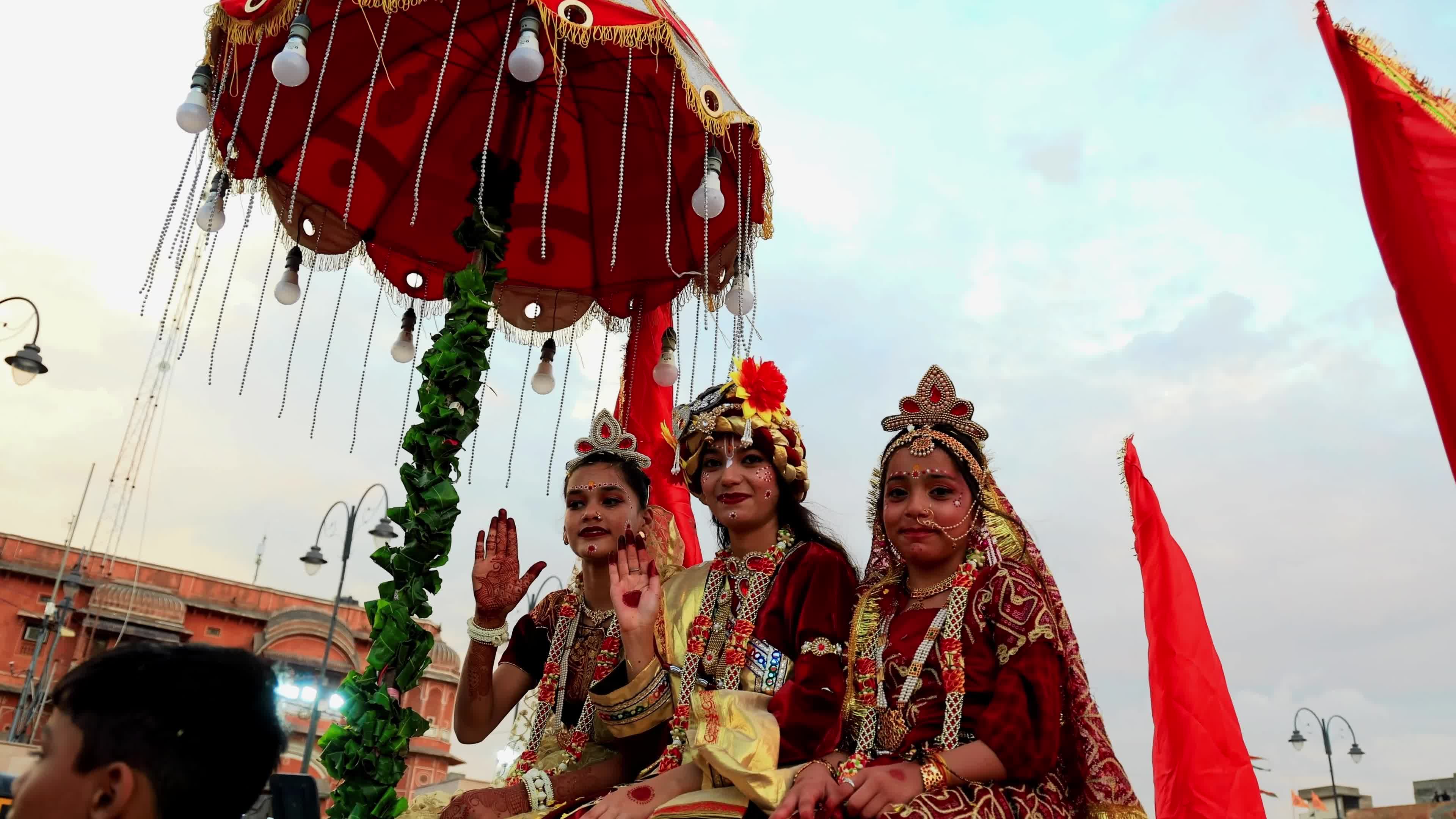 Krishna Janmashtami Procession in Jaipur
