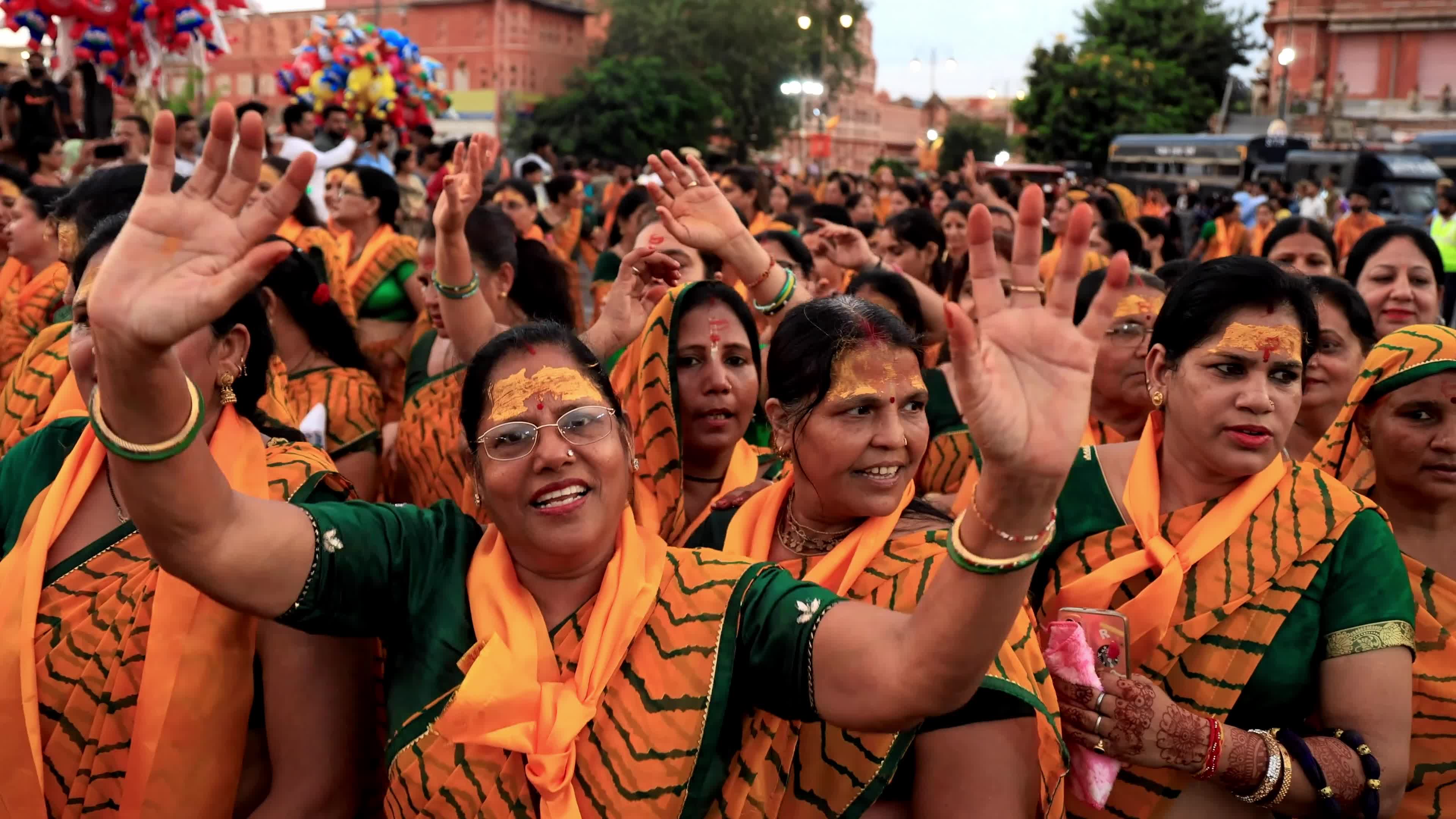 Krishna Janmashtami Procession in Jaipur