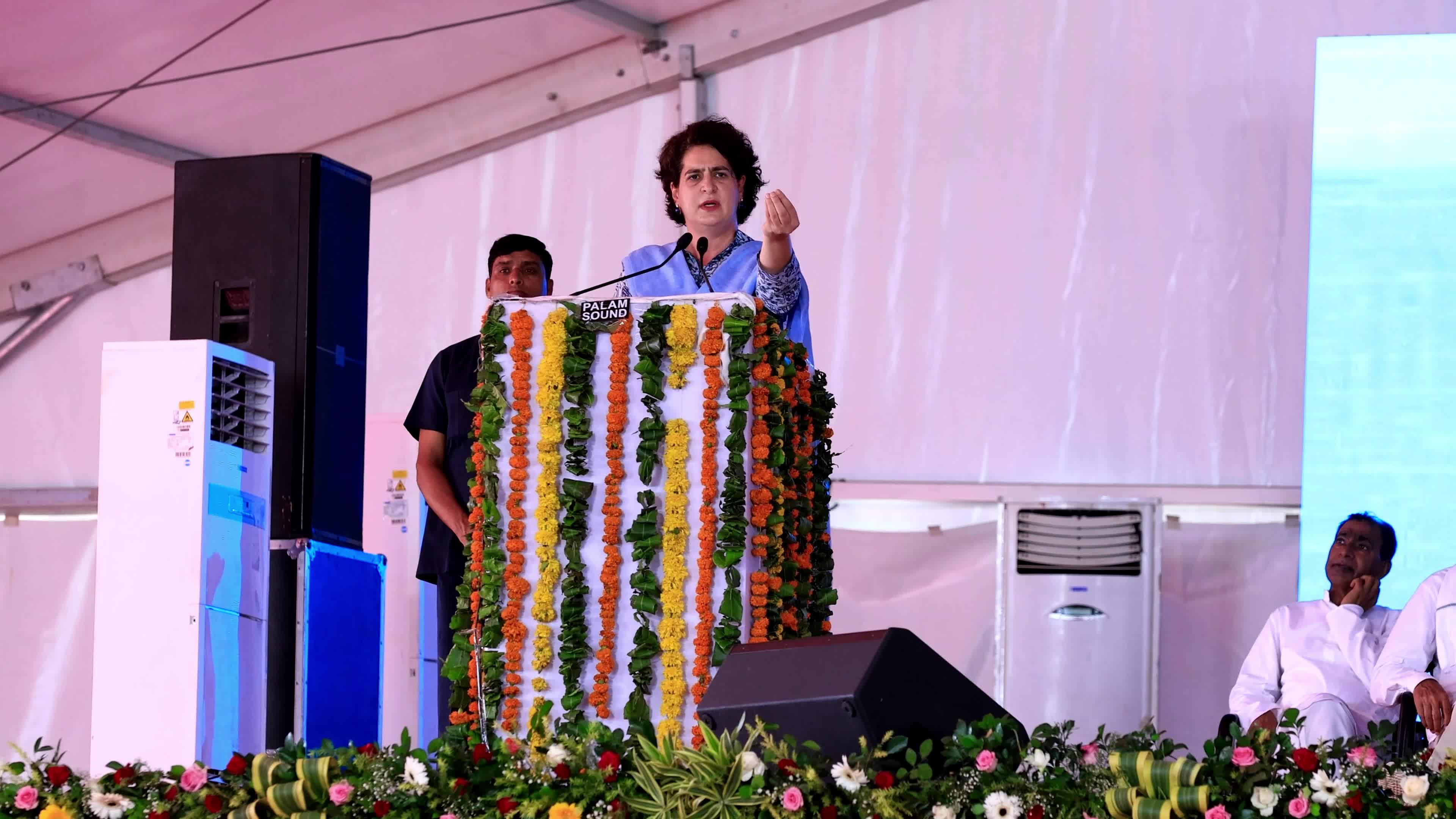AICC General Secretary Priyanka Gandhi Vadra at Public Rally In Rajasthan 