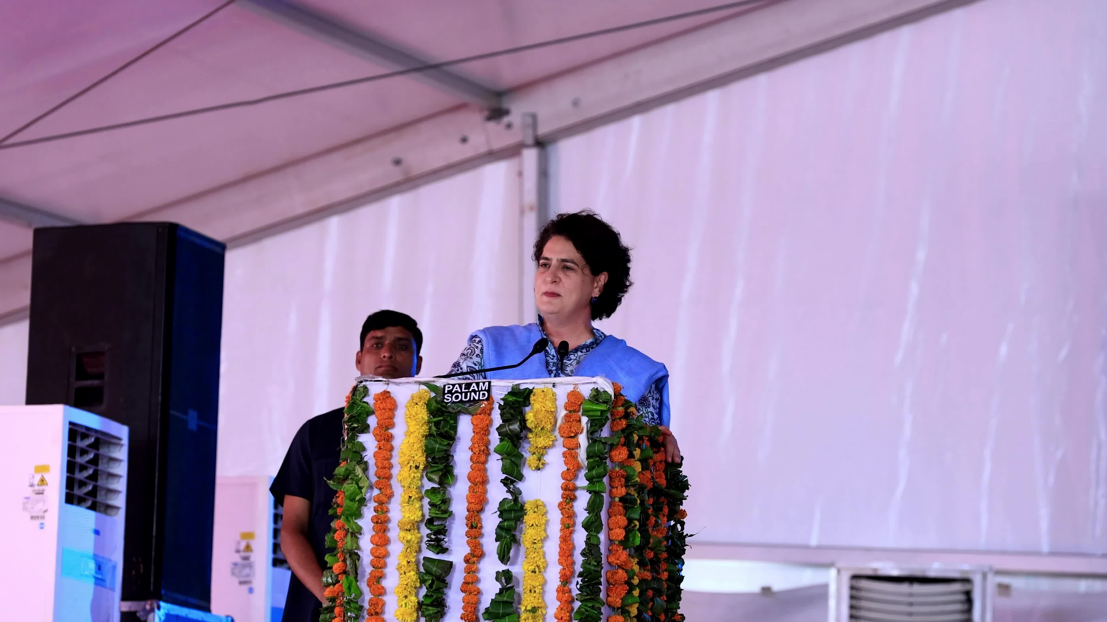 AICC General Secretary Priyanka Gandhi Vadra at Public Rally In Rajasthan 