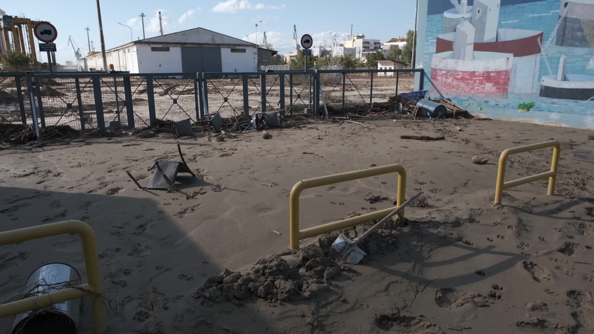 City Of Volos Hit By Record Rain And Flash Floods
