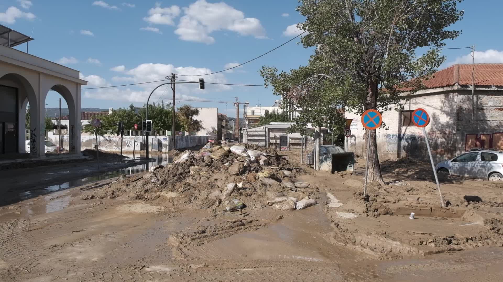 City Of Volos Hit By Record Rain And Flash Floods
