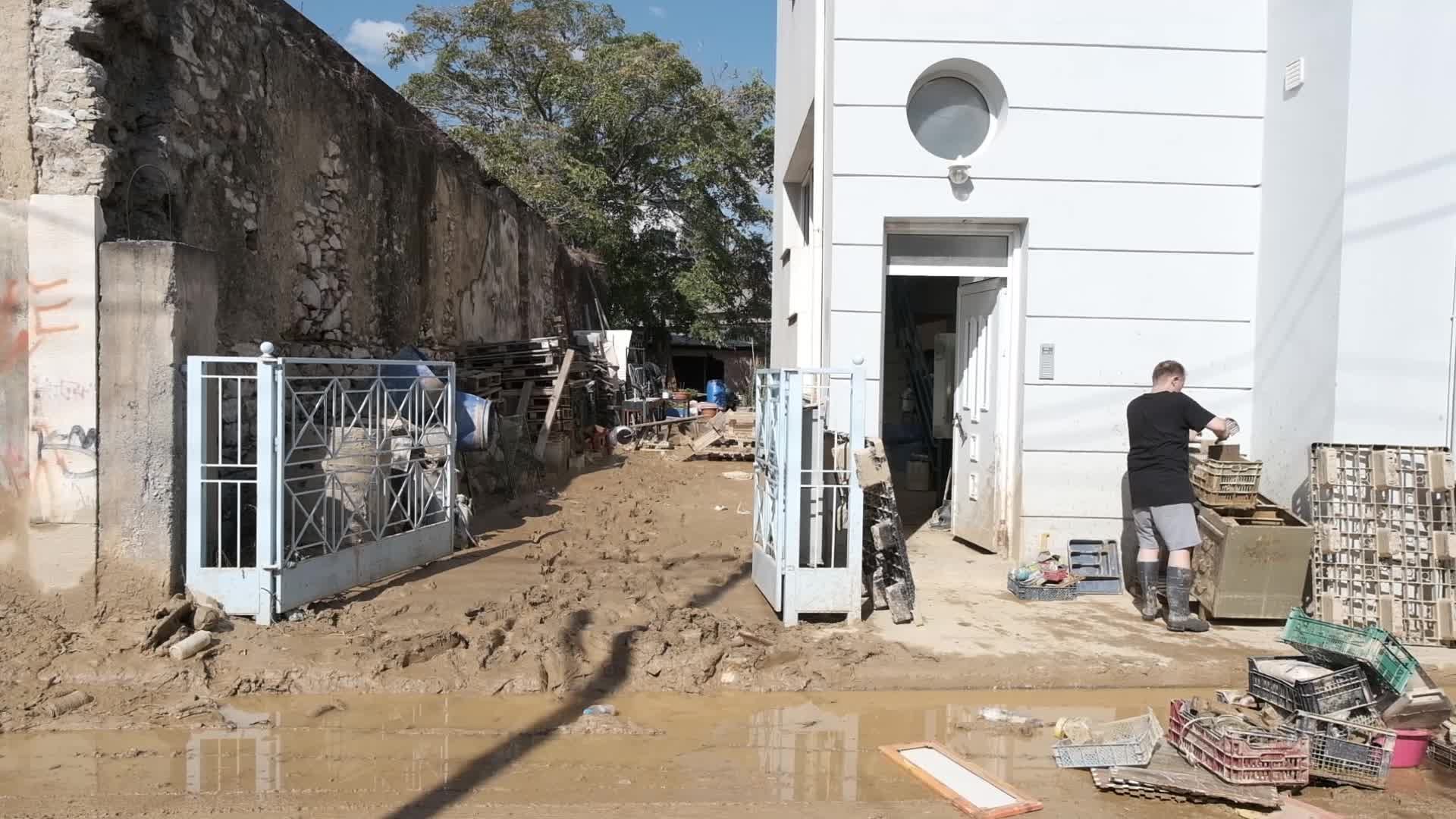 City Of Volos Hit By Record Rain And Flash Floods
