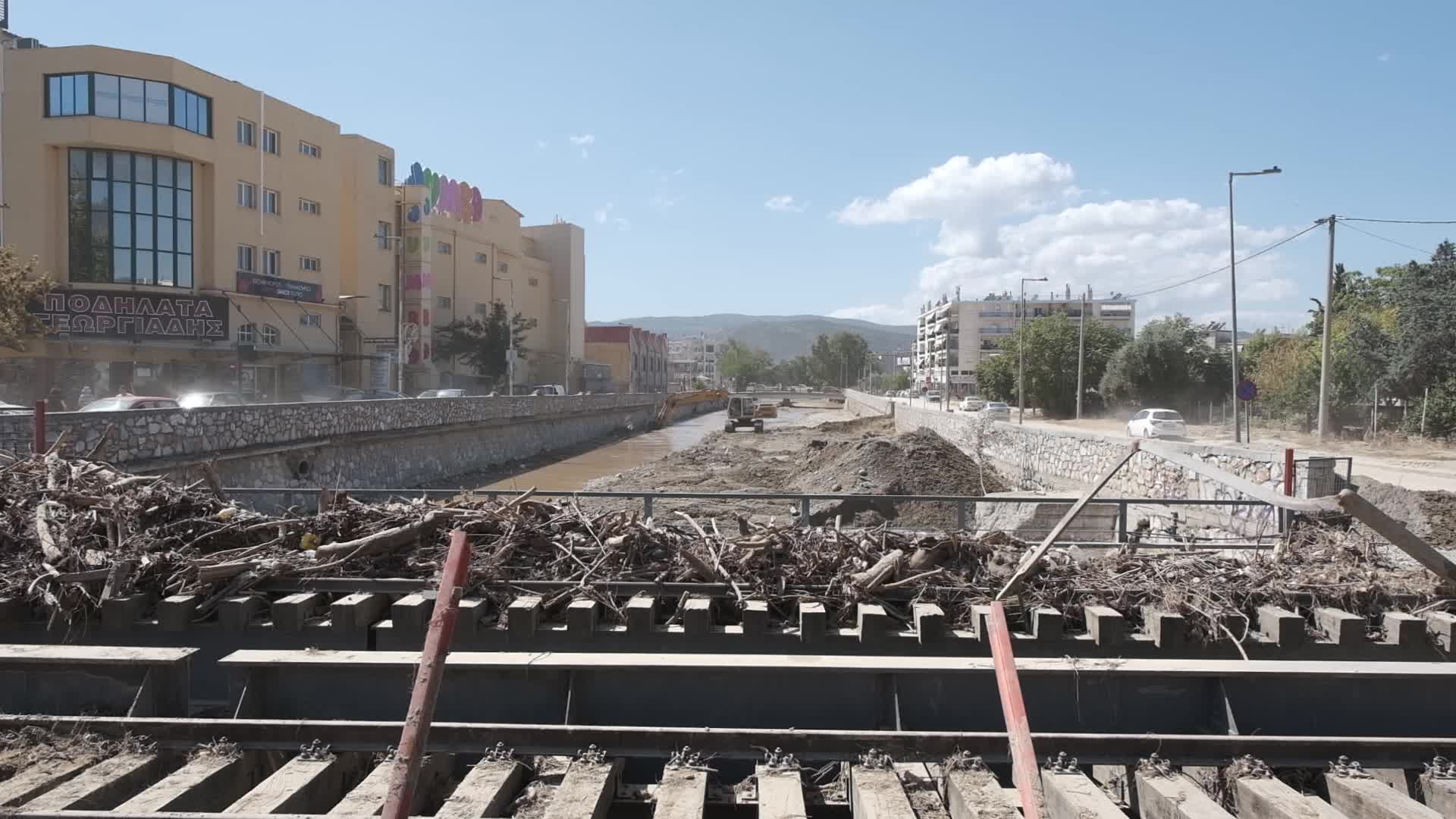 City Of Volos Hit By Record Rain And Flash Floods
