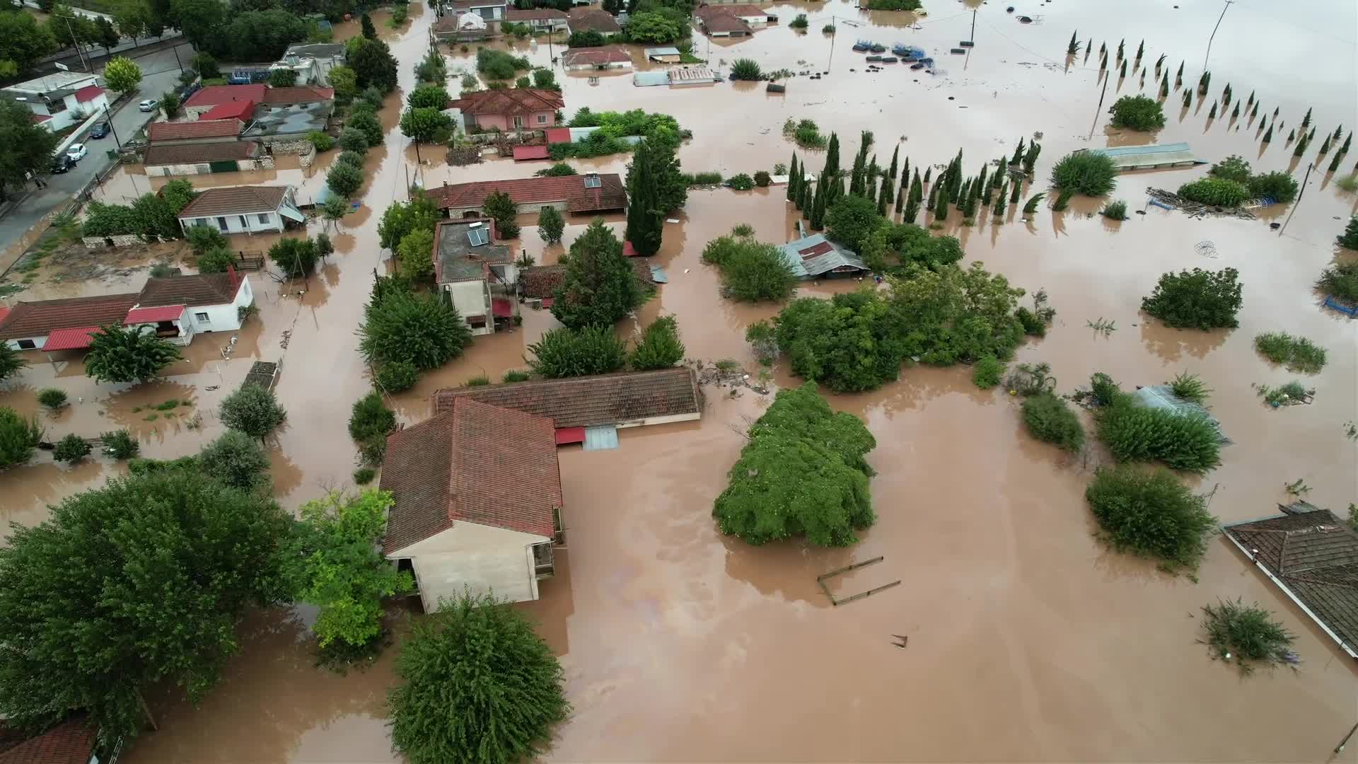 Storm Daniel Aftermath In Greece