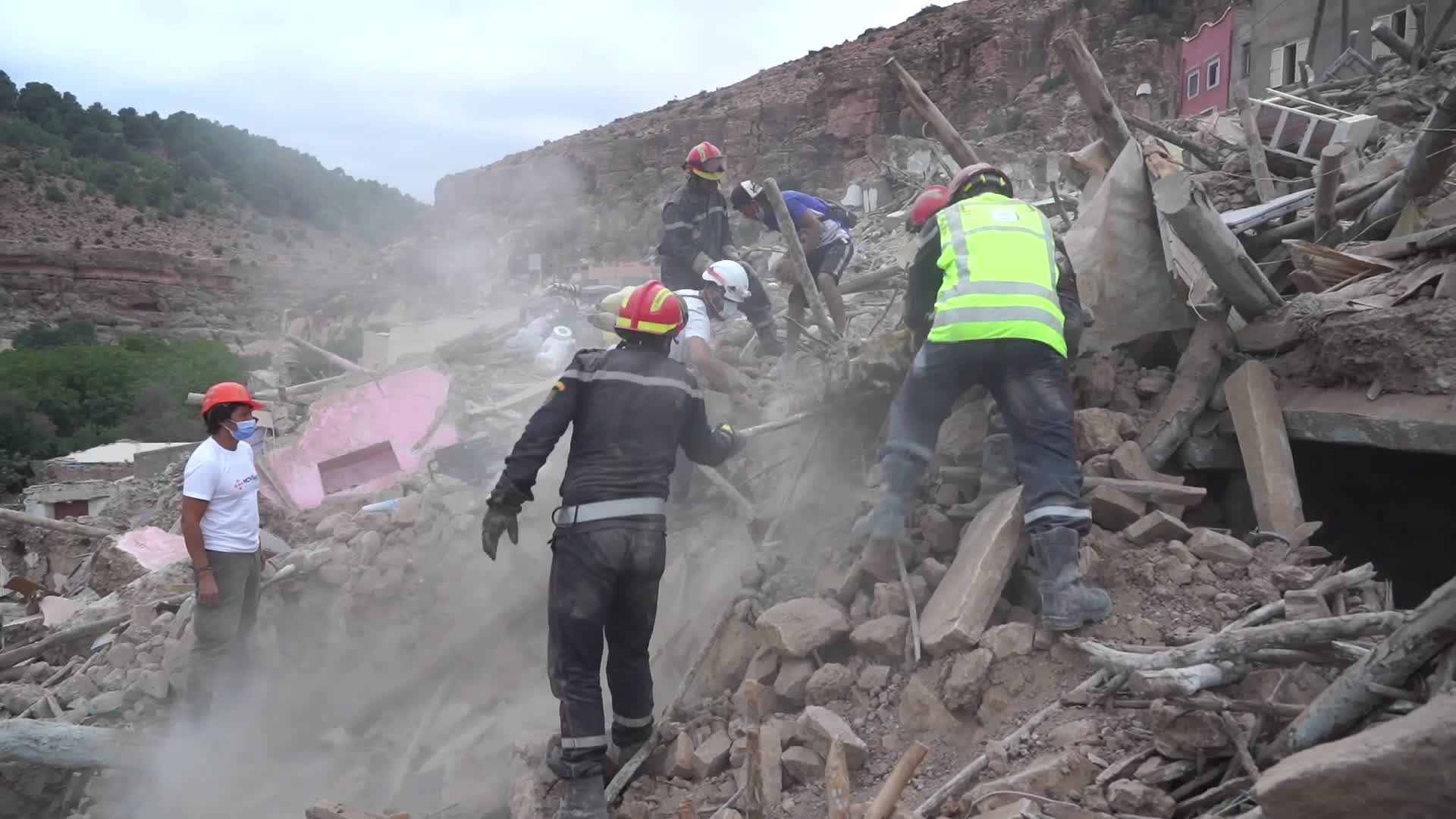 Earthquake Aftermath in Al-Haouz: Rescue Operations Continue in Remote Moroccan Villages