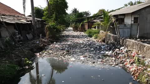 Indonesian 'Happy River' Polluted