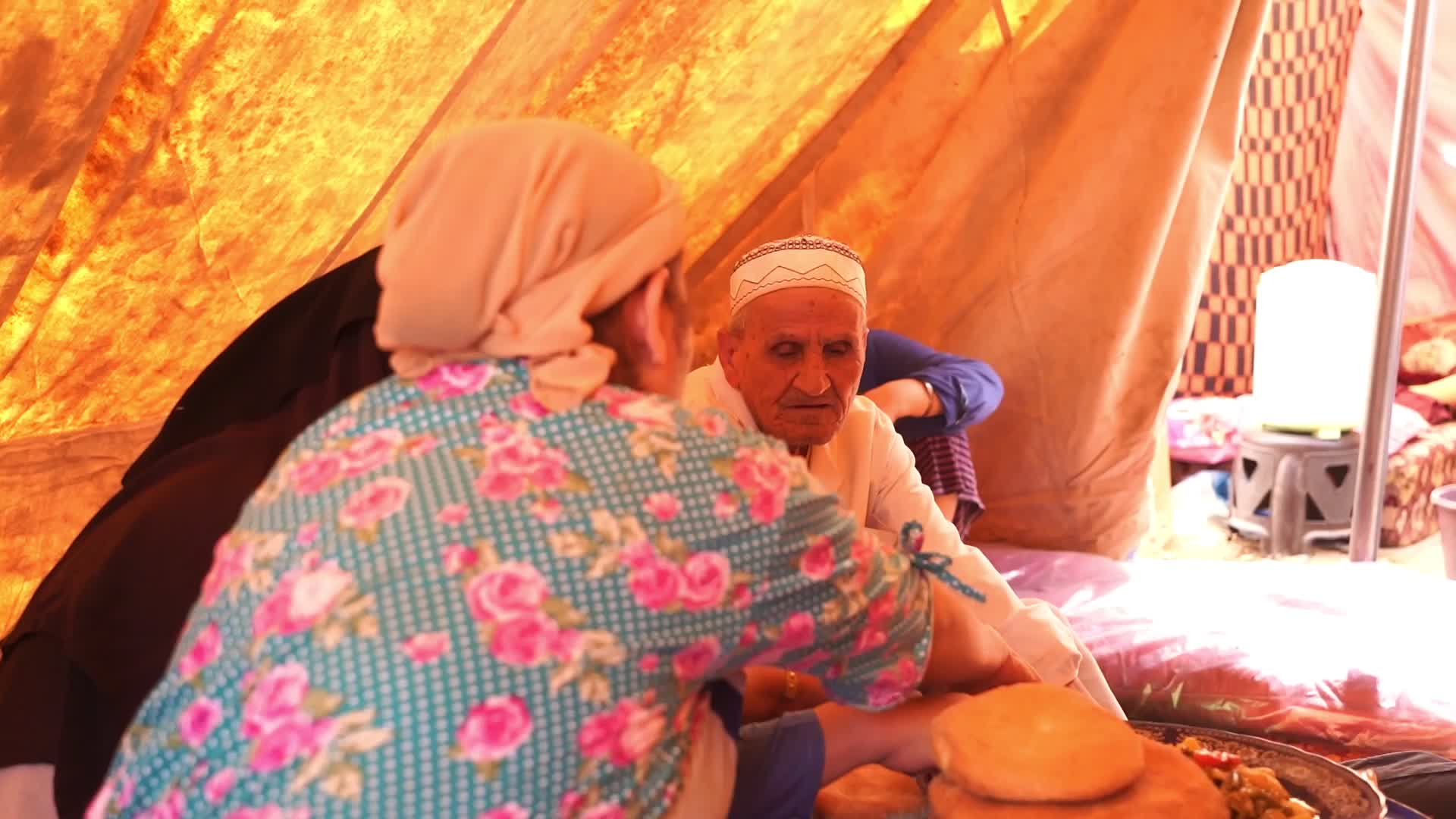 Field Hospital And Tent Camp In Morocco Following The Earthquake