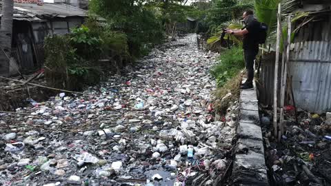 Indonesian 'Happy River' Polluted