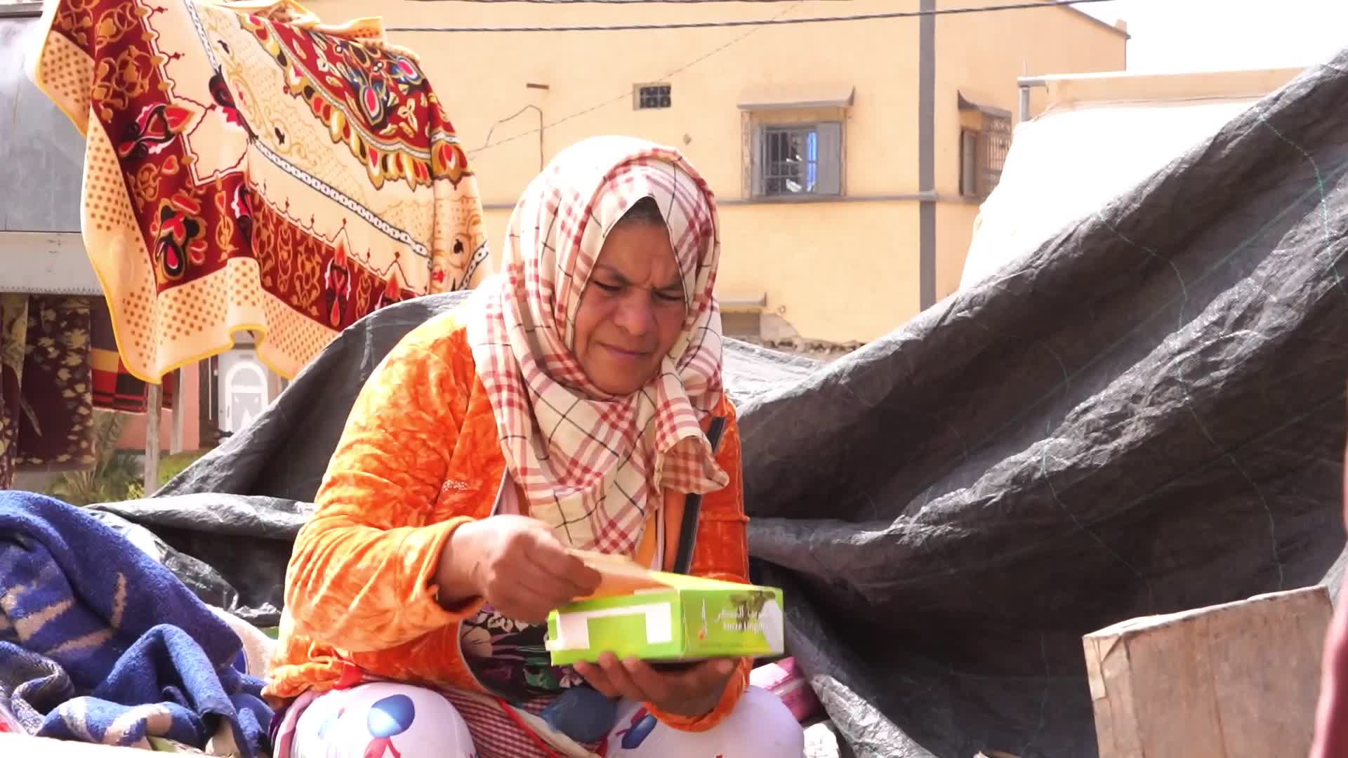 Field Hospital And Tent Camp In Morocco Following The Earthquake