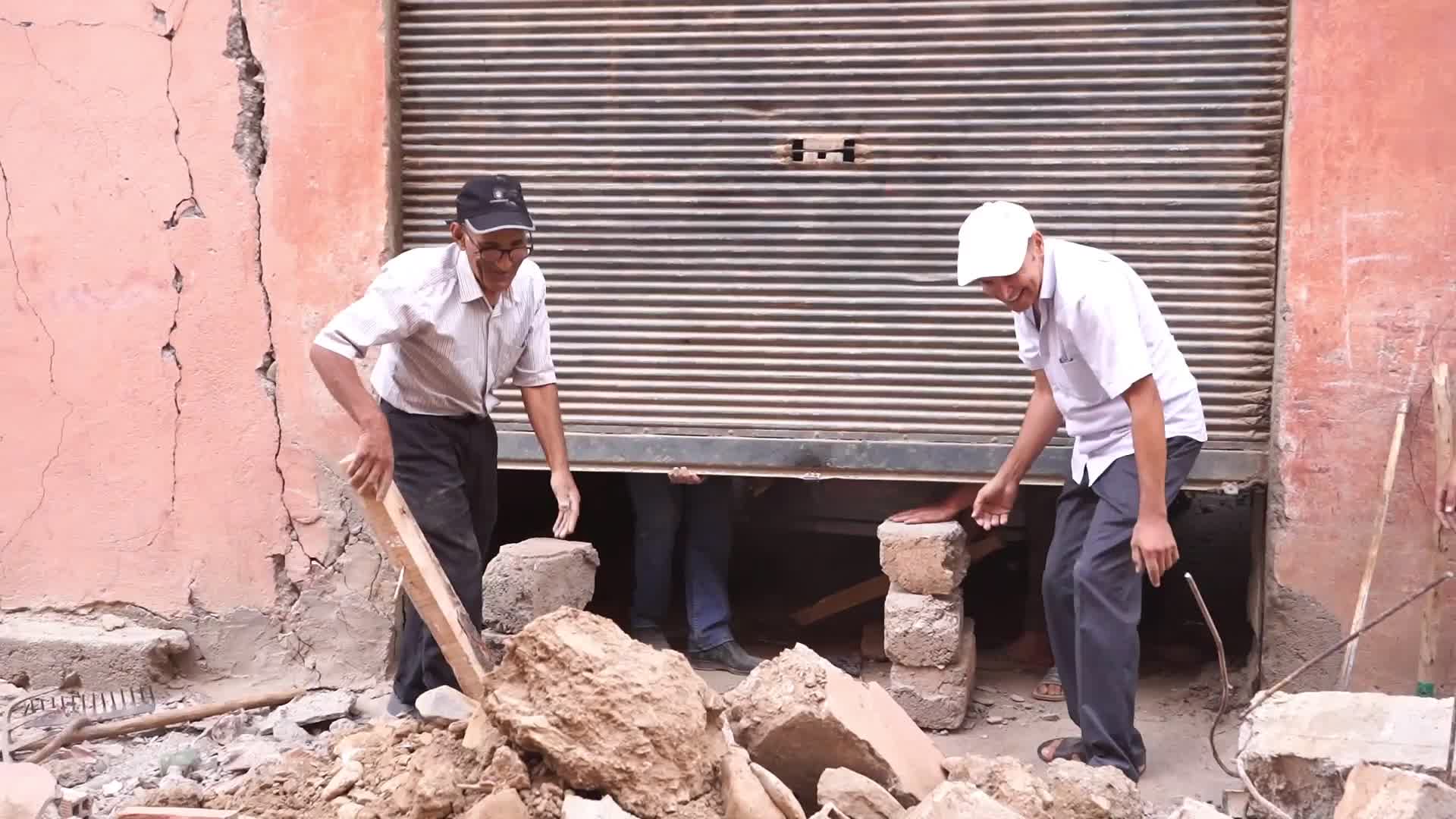Afermath of Morocco Earthquake