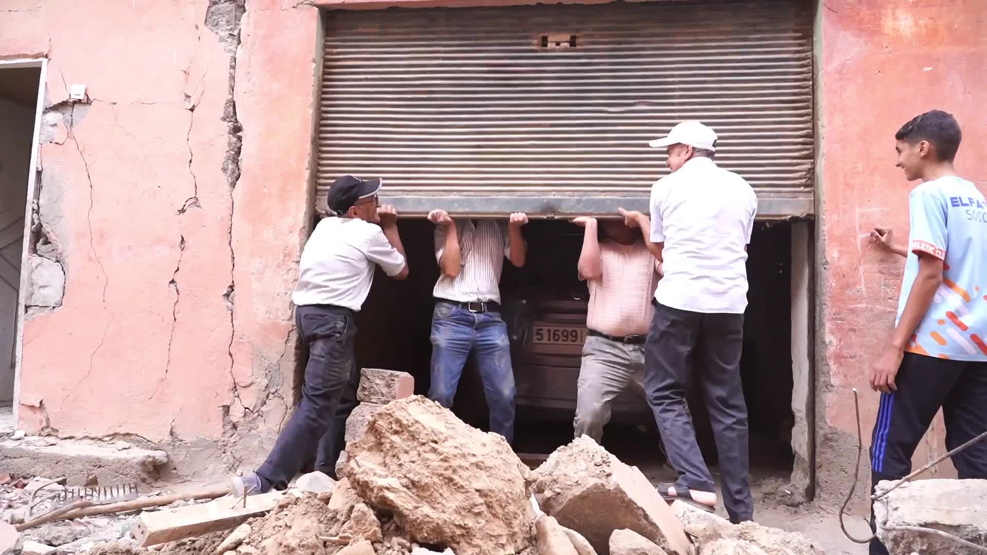 Afermath of Morocco Earthquake