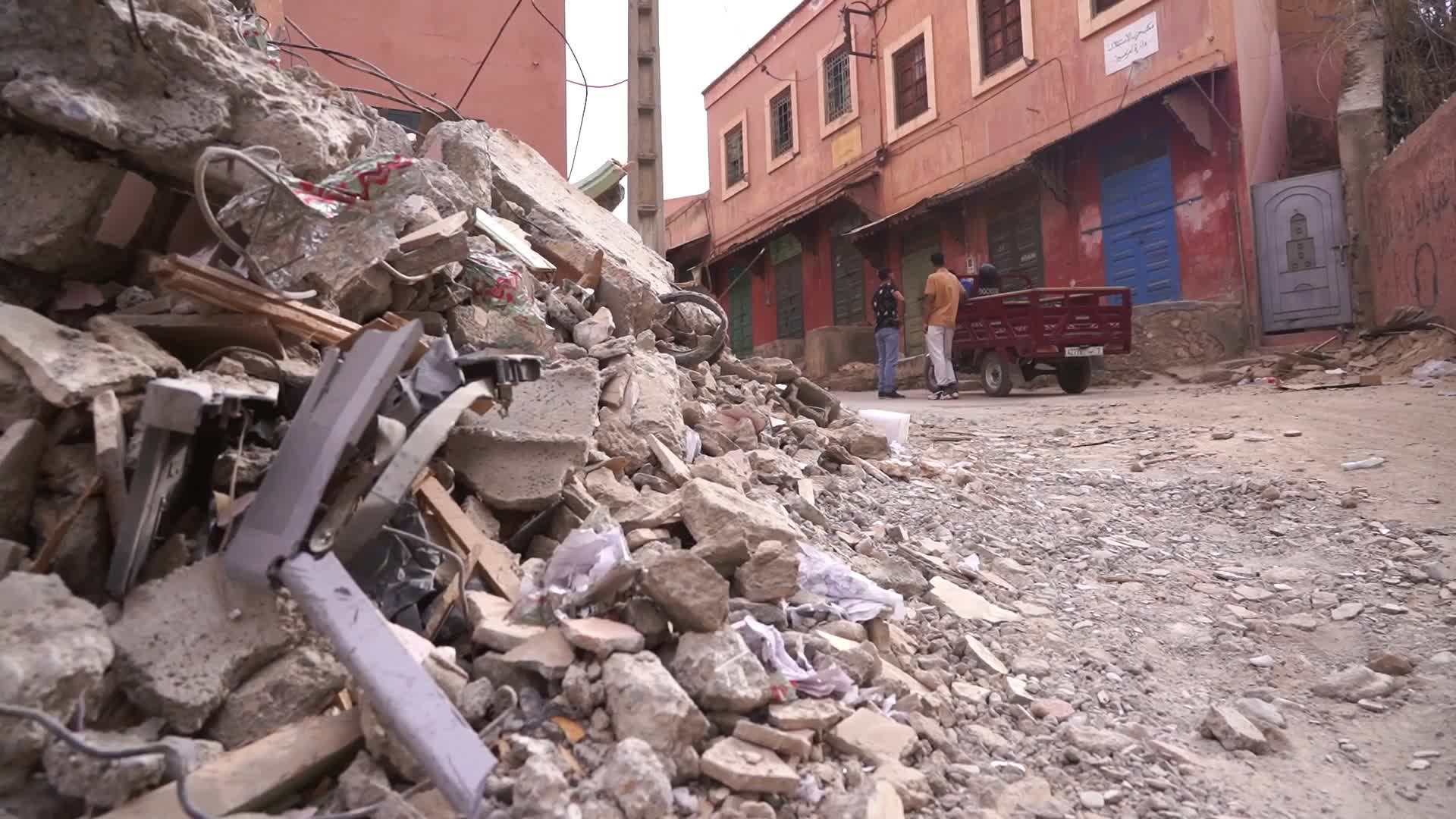 Afermath of Morocco Earthquake