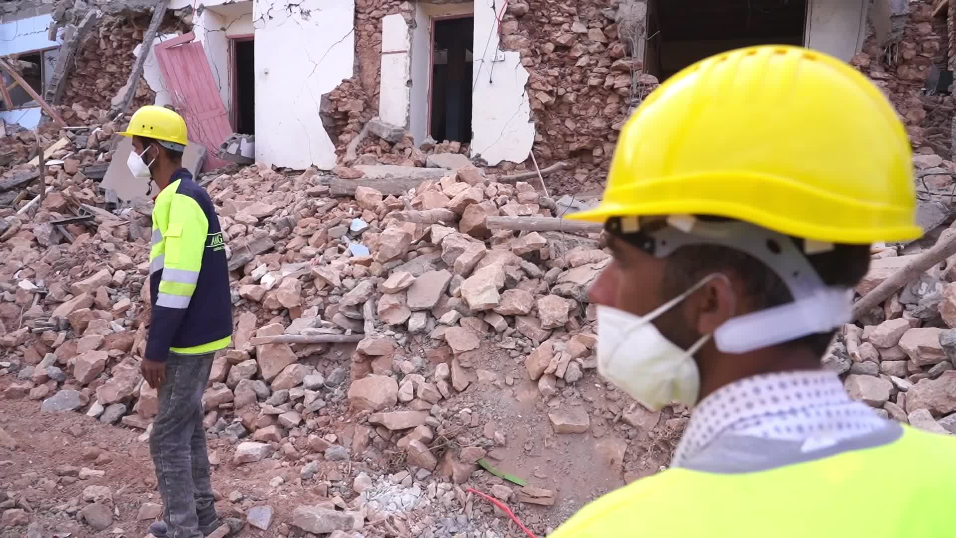 Afermath of Morocco Earthquake