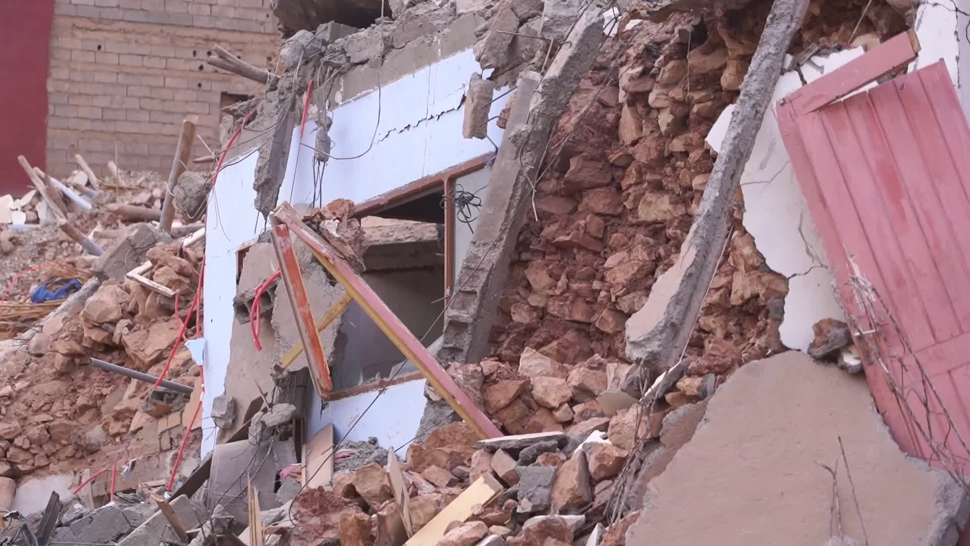 Afermath of Morocco Earthquake