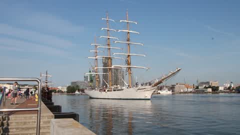 Brazilian Frigate Cisne Branco Visits Gdynia