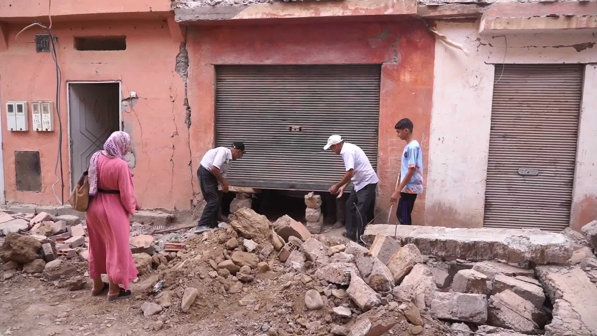 Afermath of Morocco Earthquake