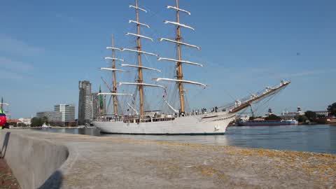 Brazilian Frigate Cisne Branco Visits Gdynia