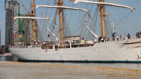 Brazilian Frigate Cisne Branco Visits Gdynia