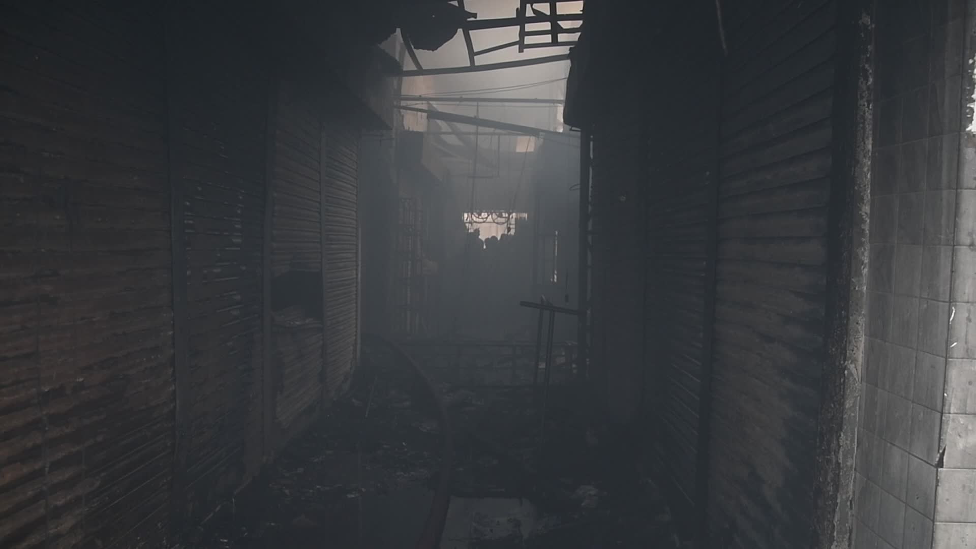 Fire in Dhaka