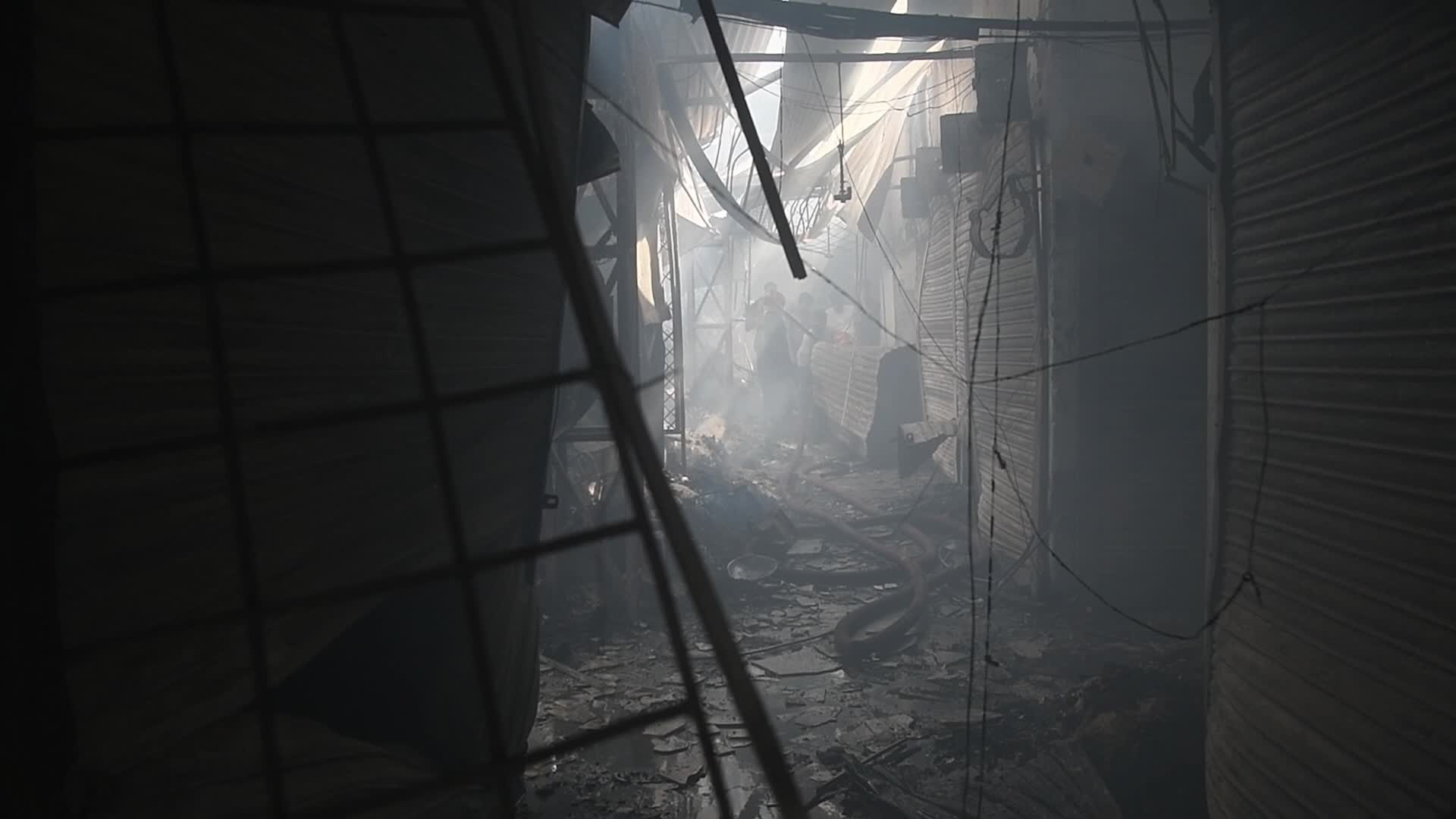 Fire in Dhaka