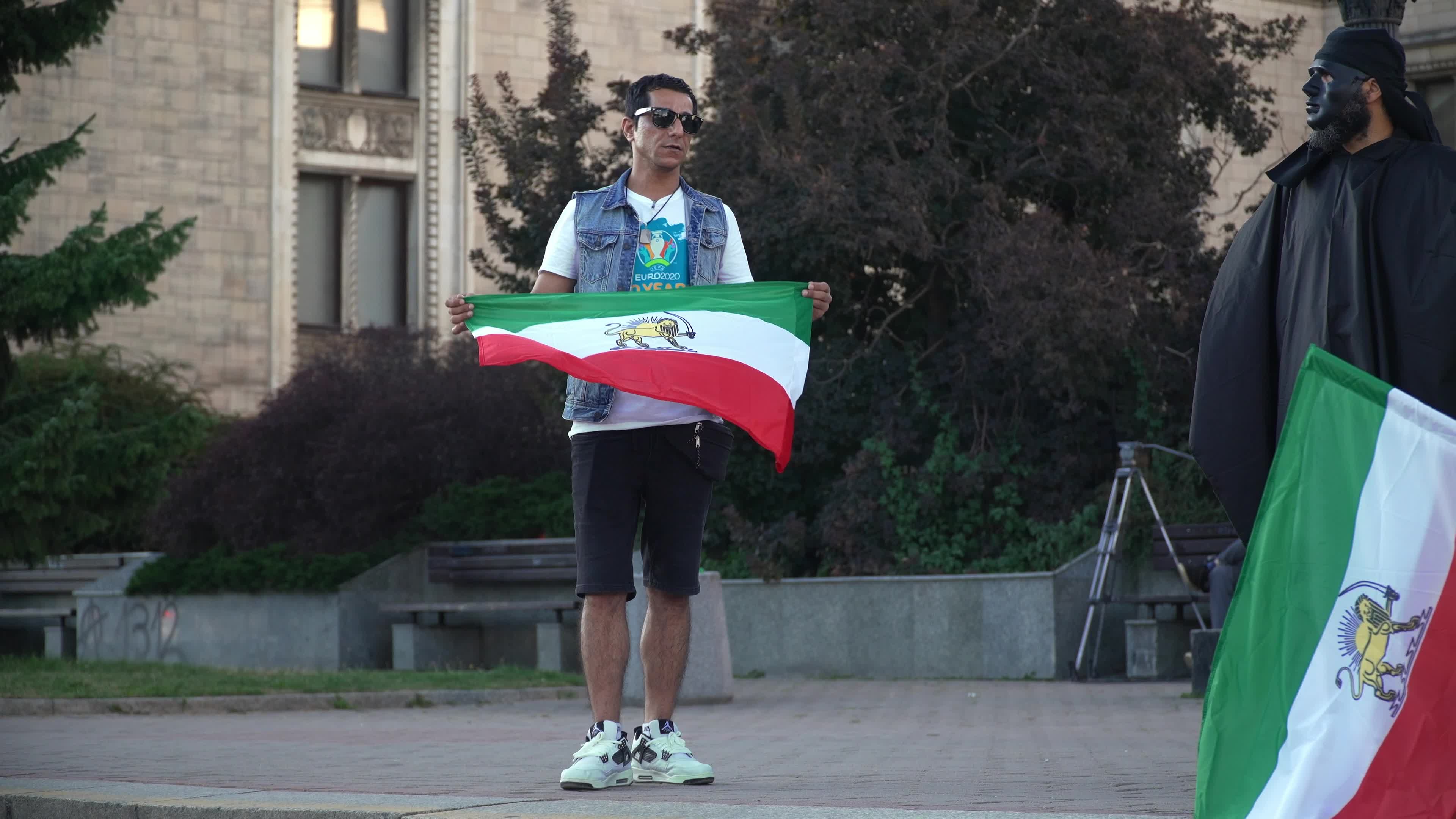 Mahsa Amini Commemoration Rally in Warsaw