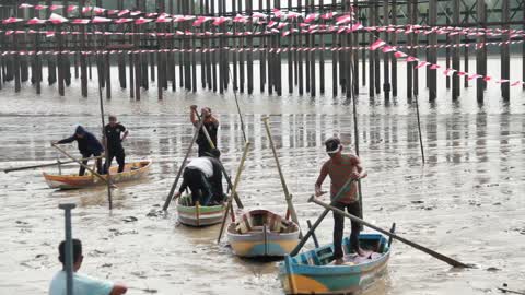 'Leper Boat' The Unique Tourism Attaction From Riau