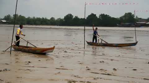 'Leper Boat' The Unique Tourism Attaction From Riau