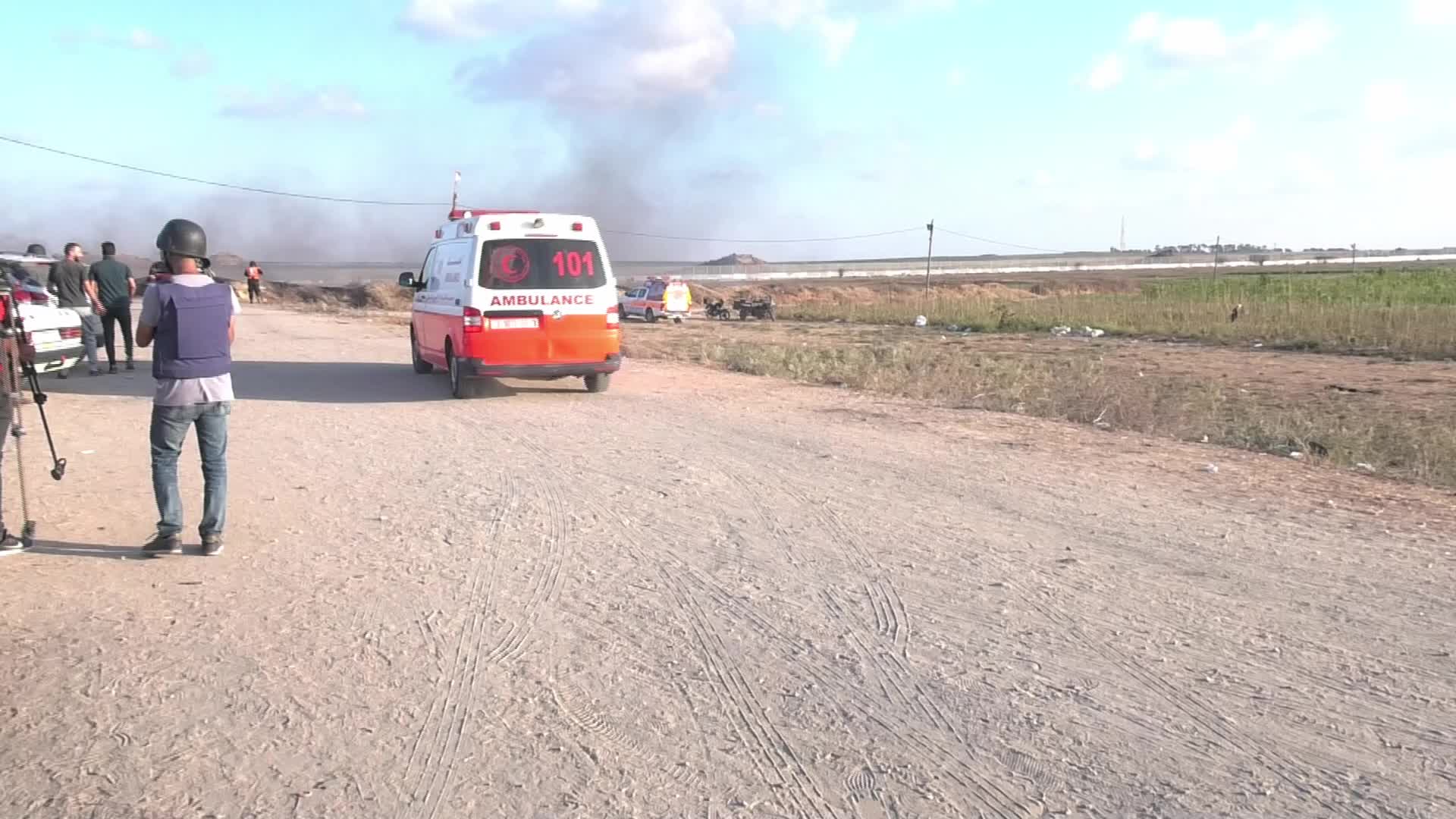 Clashes In Gaza at Palestine-Israel Border