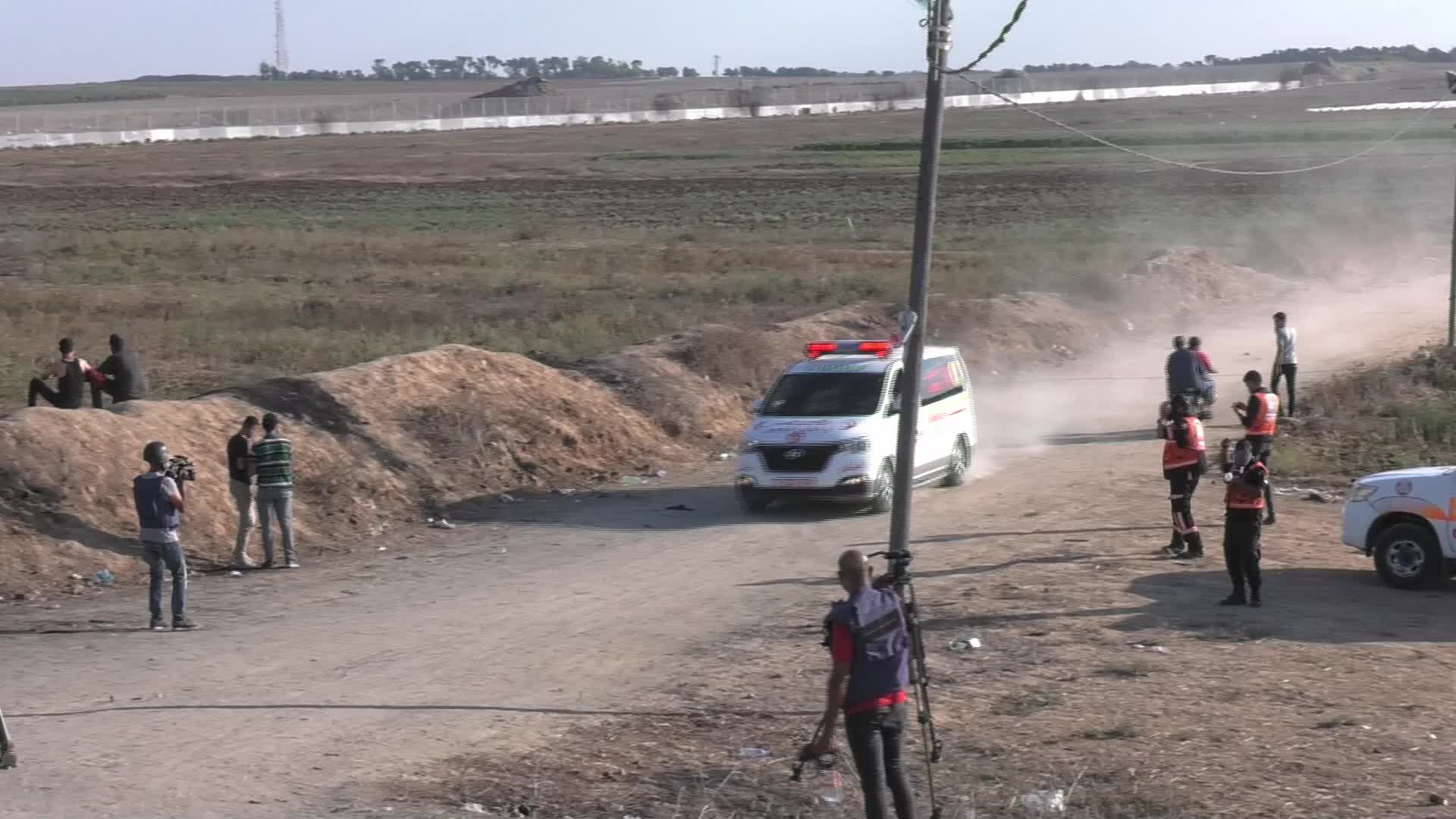 Clashes In Gaza at Palestine-Israel Border