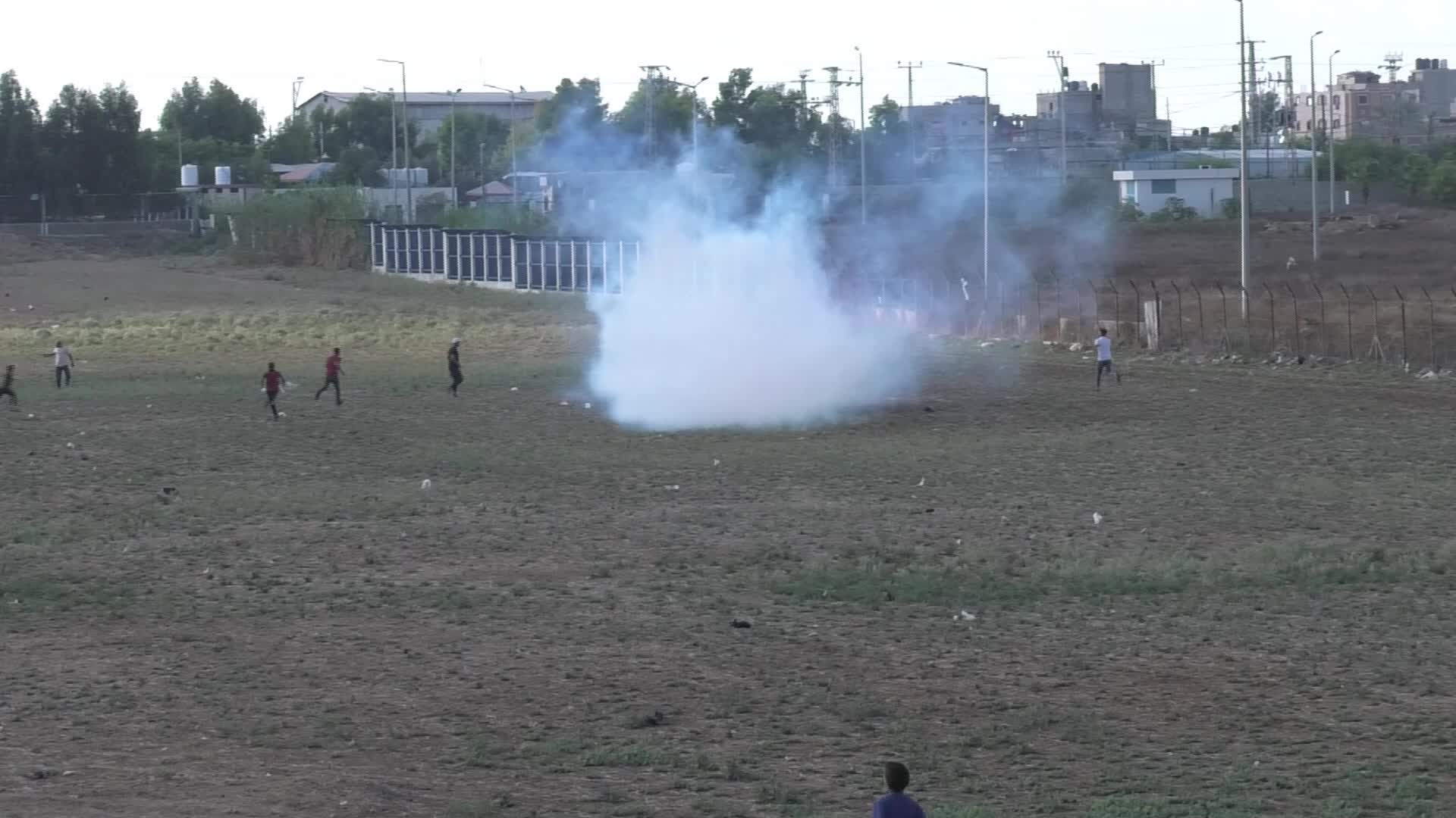 Clashes In Gaza at Palestine-Israel Border