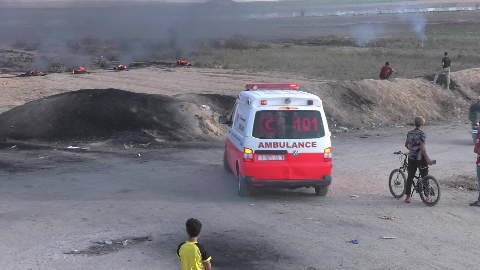 Clashes In Gaza at Palestine-Israel Border