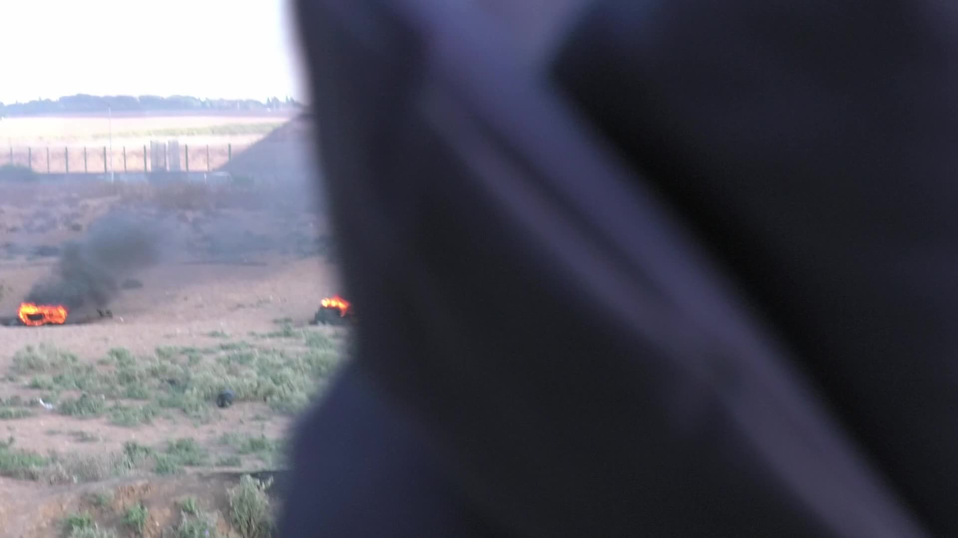 Clashes In Gaza at Palestine-Israel Border