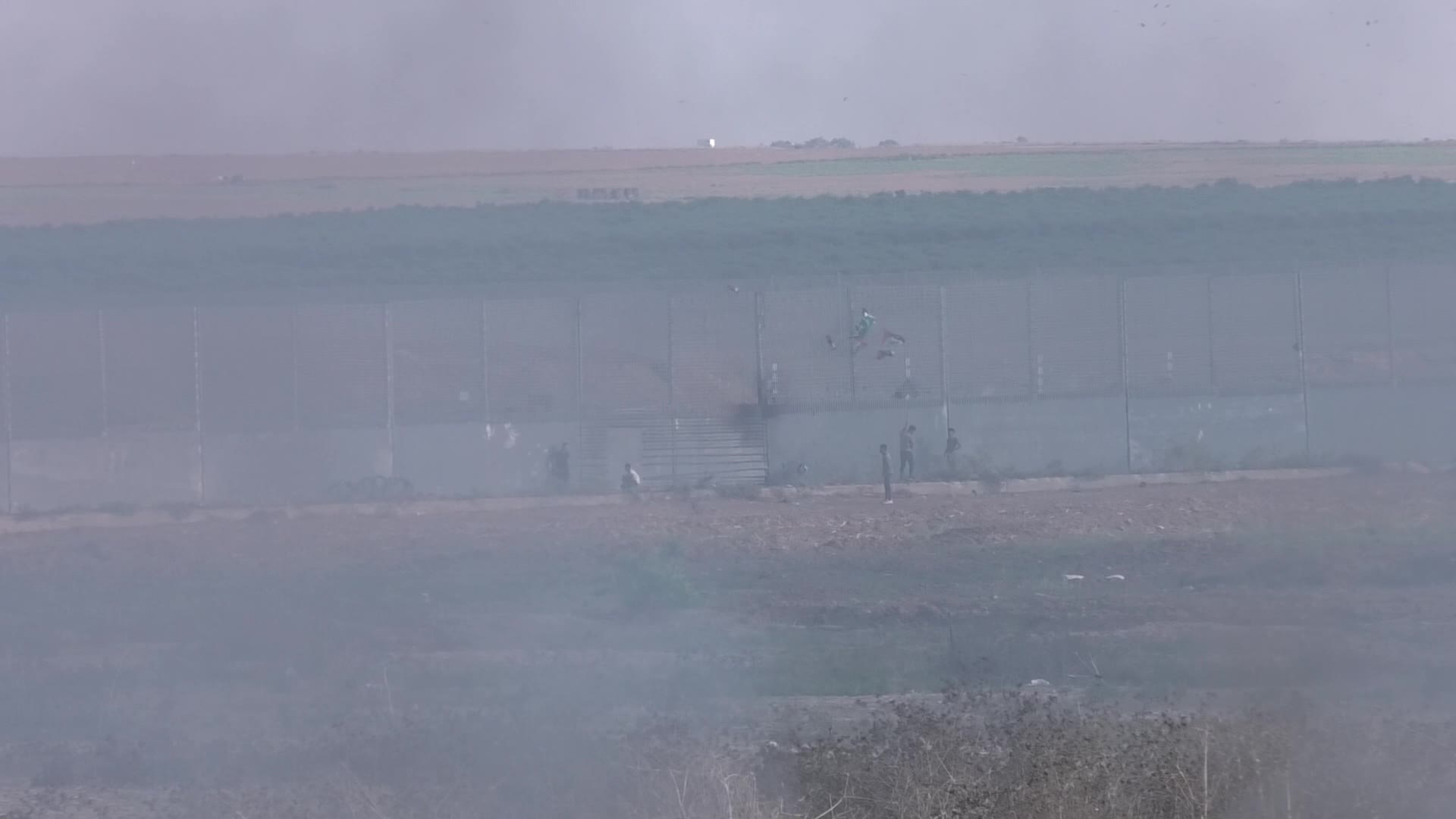Clashes In Gaza at Palestine-Israel Border