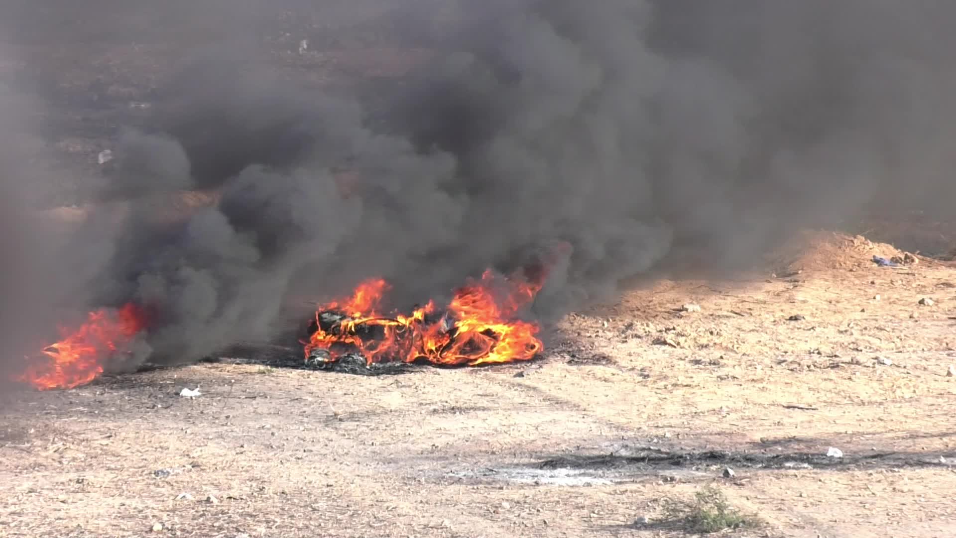 Clashes In Gaza at Palestine-Israel Border