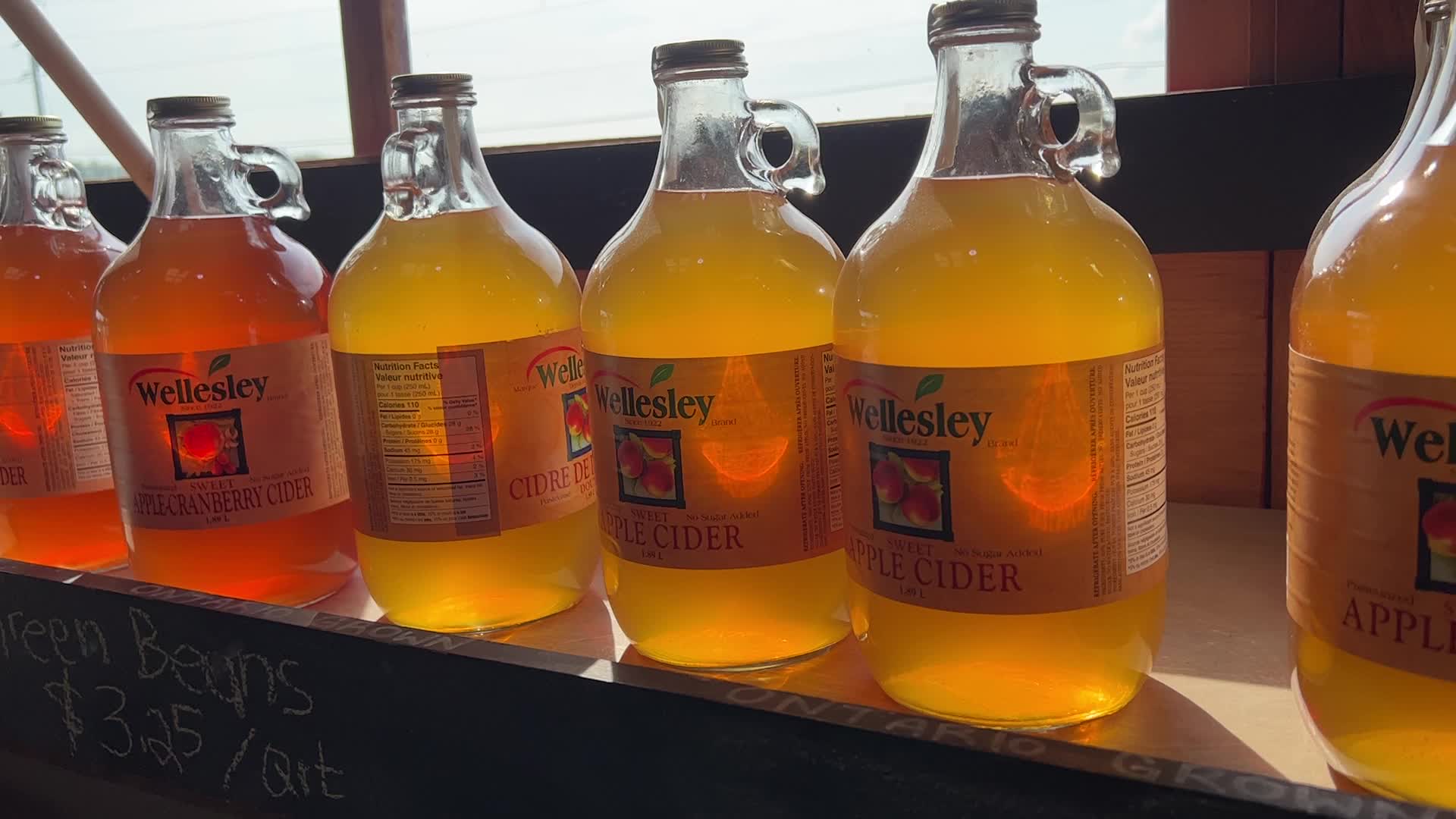 Apple cider production in Canada