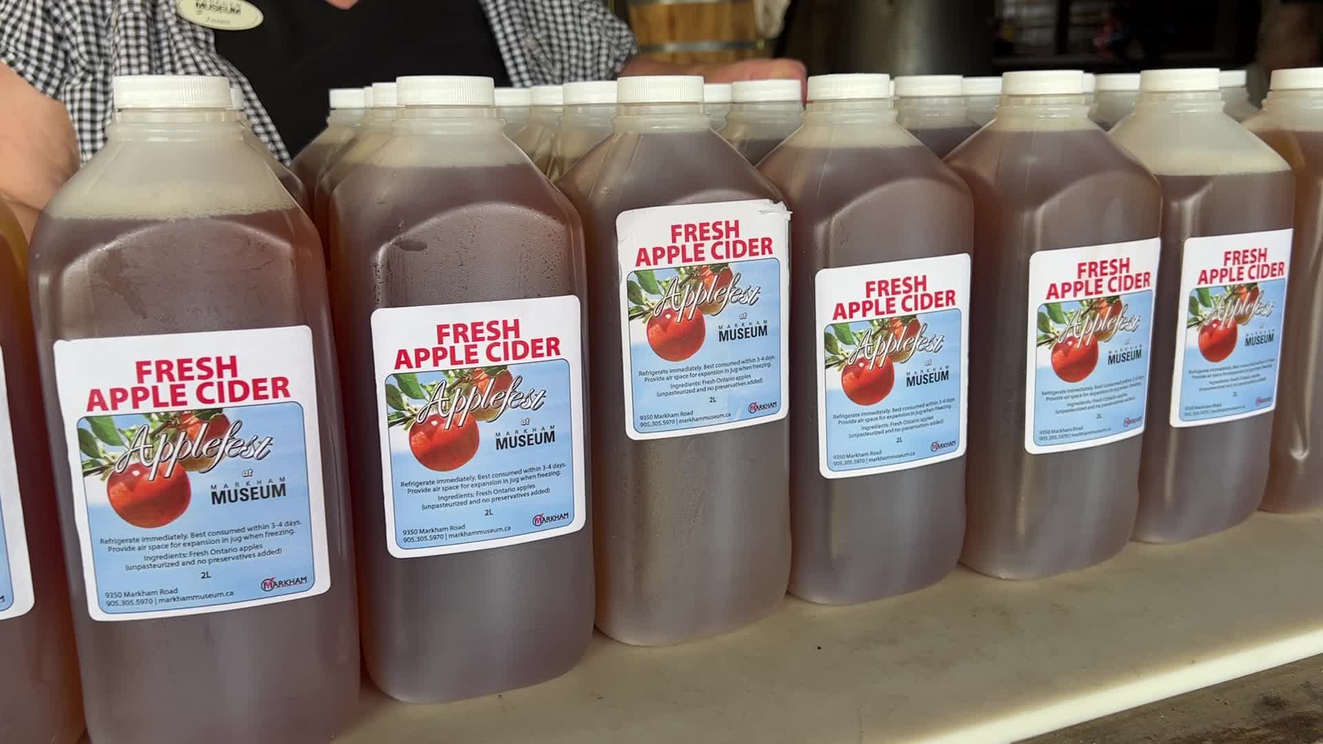 Apple cider production in Canada
