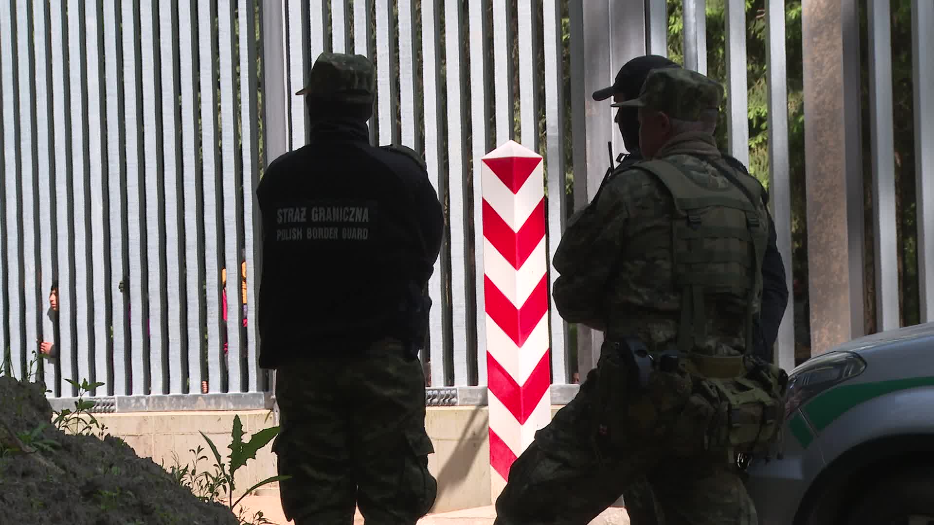Migrants stuck at Poland's border wall with Belarus
